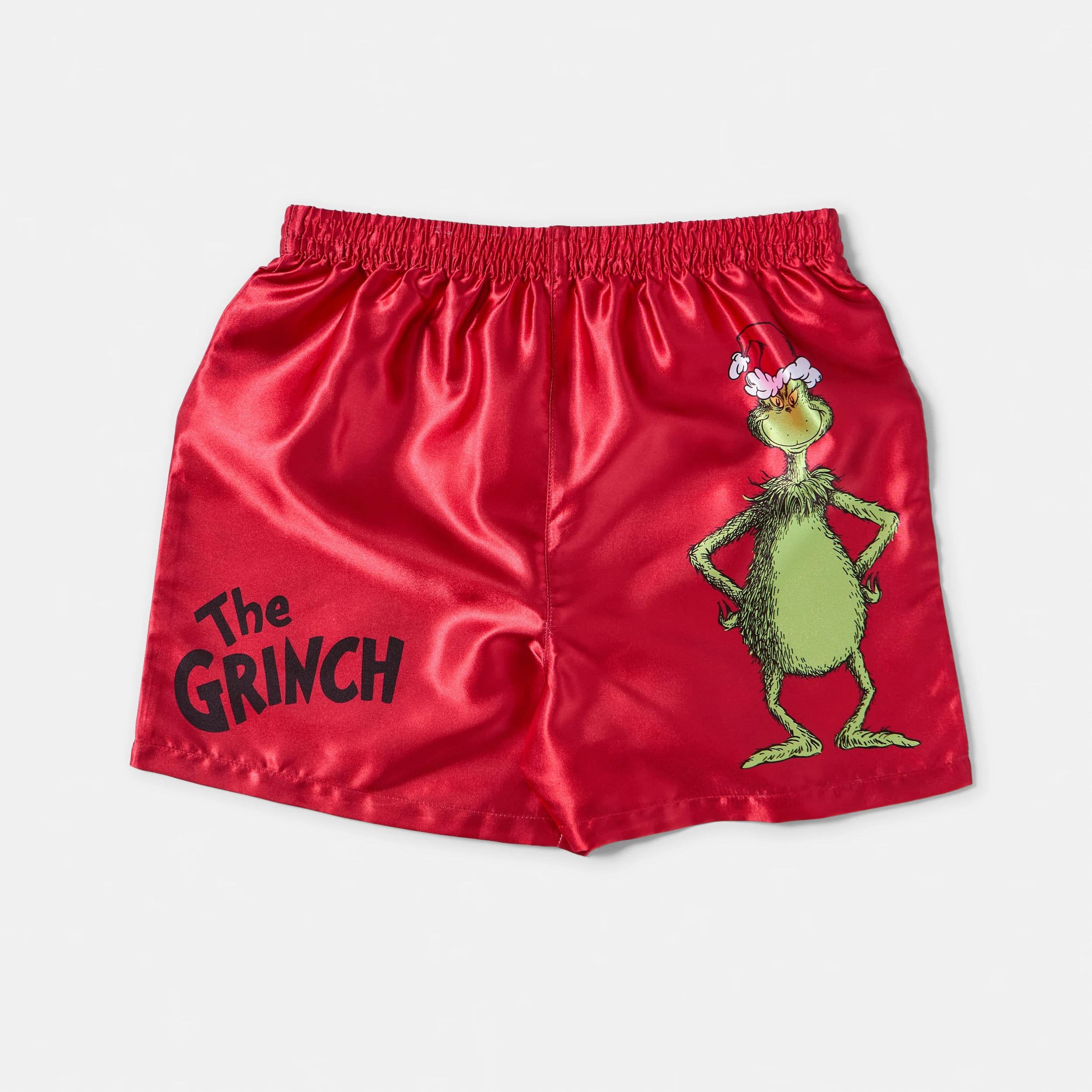 4 2 Pack The Grinch License Satin Boxers GRINCH, 4 of 4