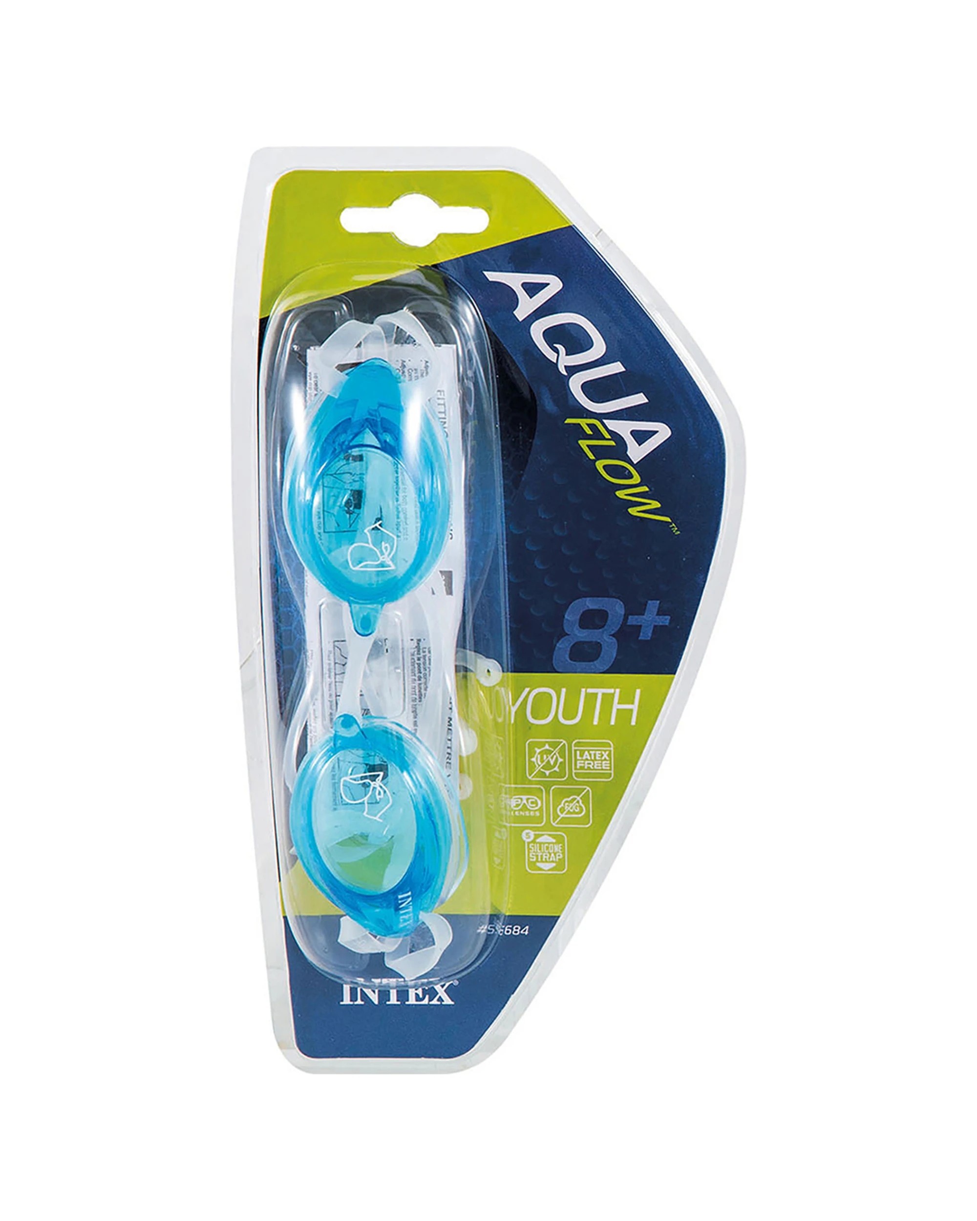 8 Intex AquaFlow Sport Relay Swimming Goggles 8y+, 8 of 8