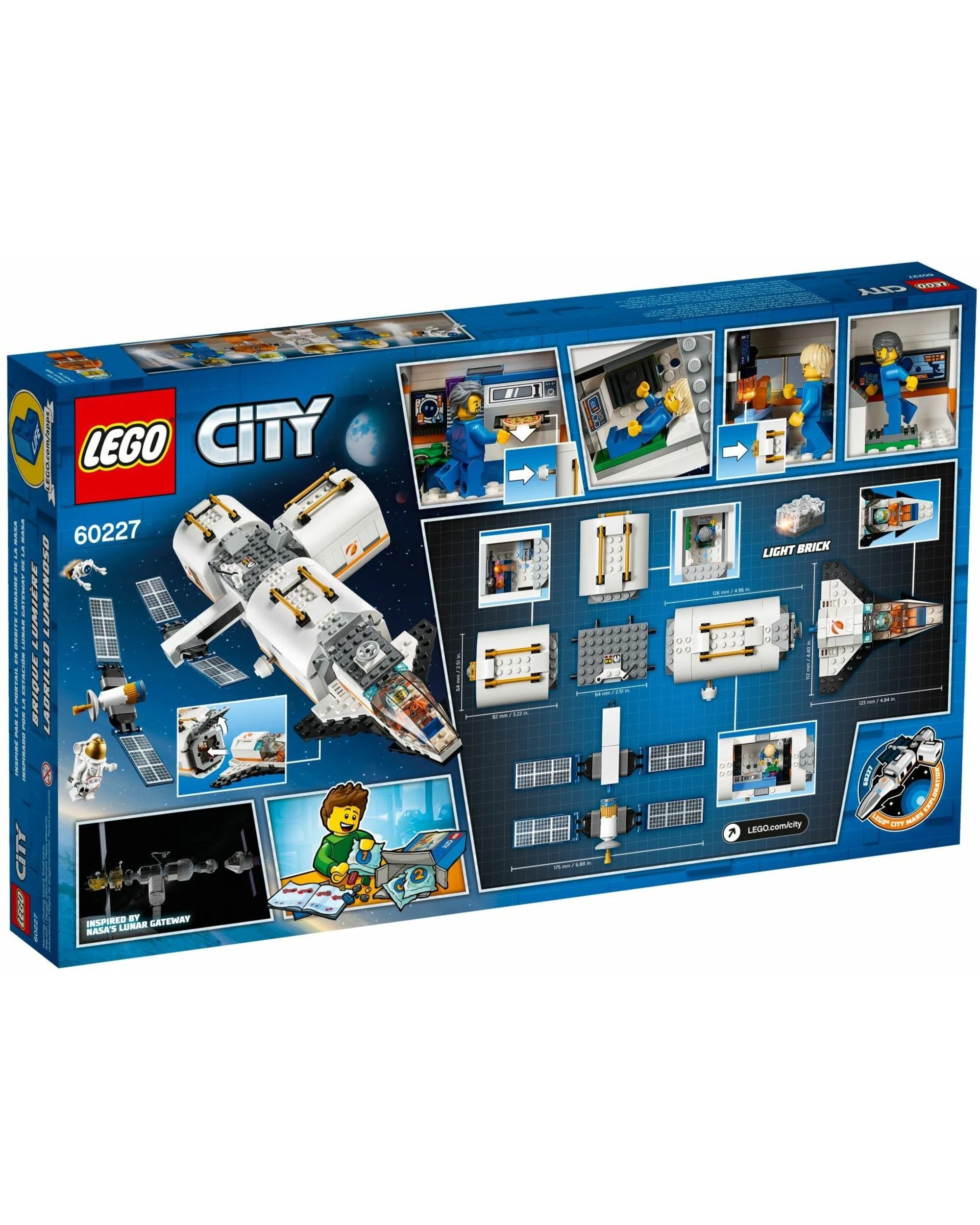 4 LEGO 60227 Lunar Space Station: Modular Space Shuttle & Astronaut Toy, 4 of 5