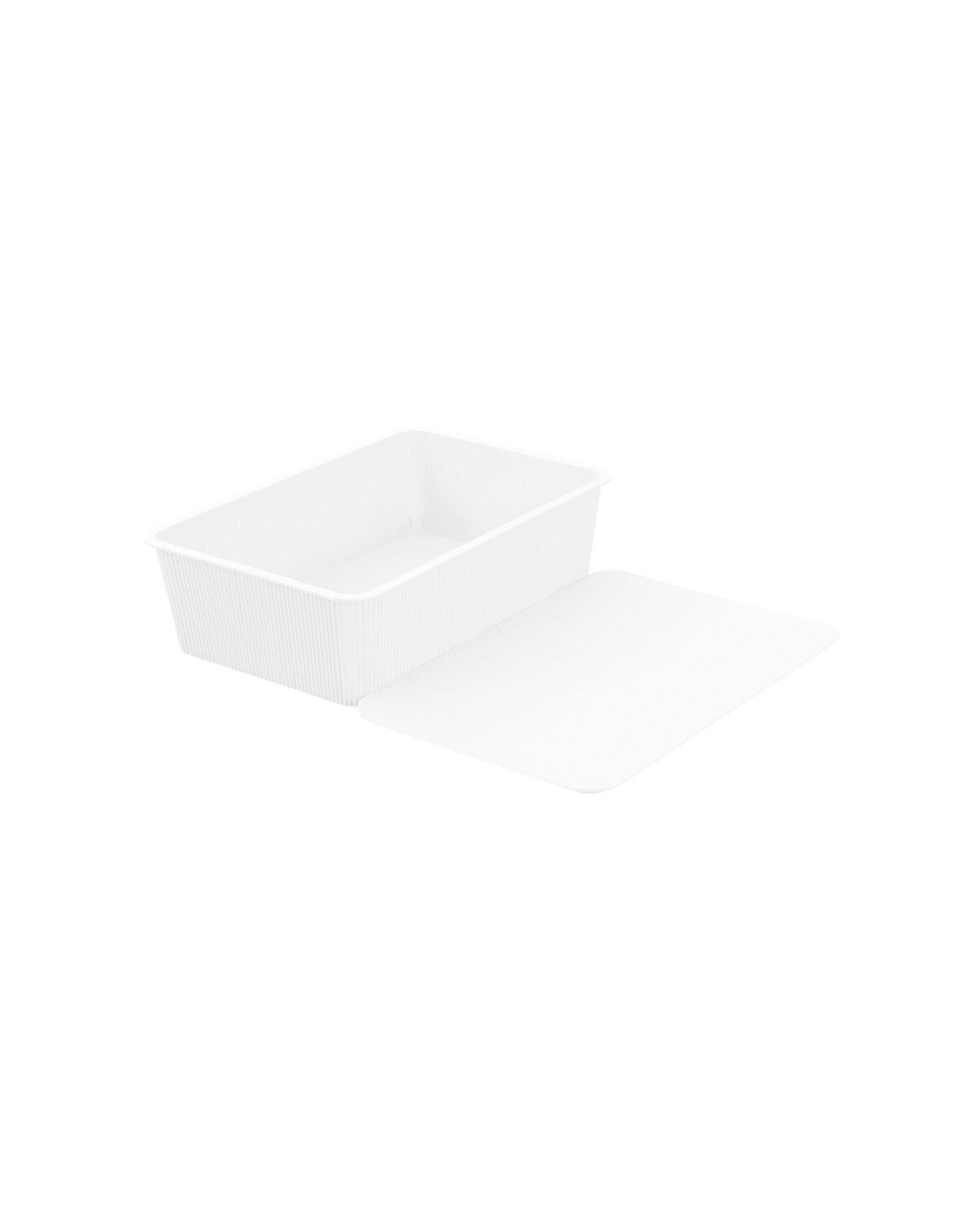 7 Boxsweden Discrete Durable Storage Basket Ribbed With Lid 7.5L - Multi, 7 of 7
