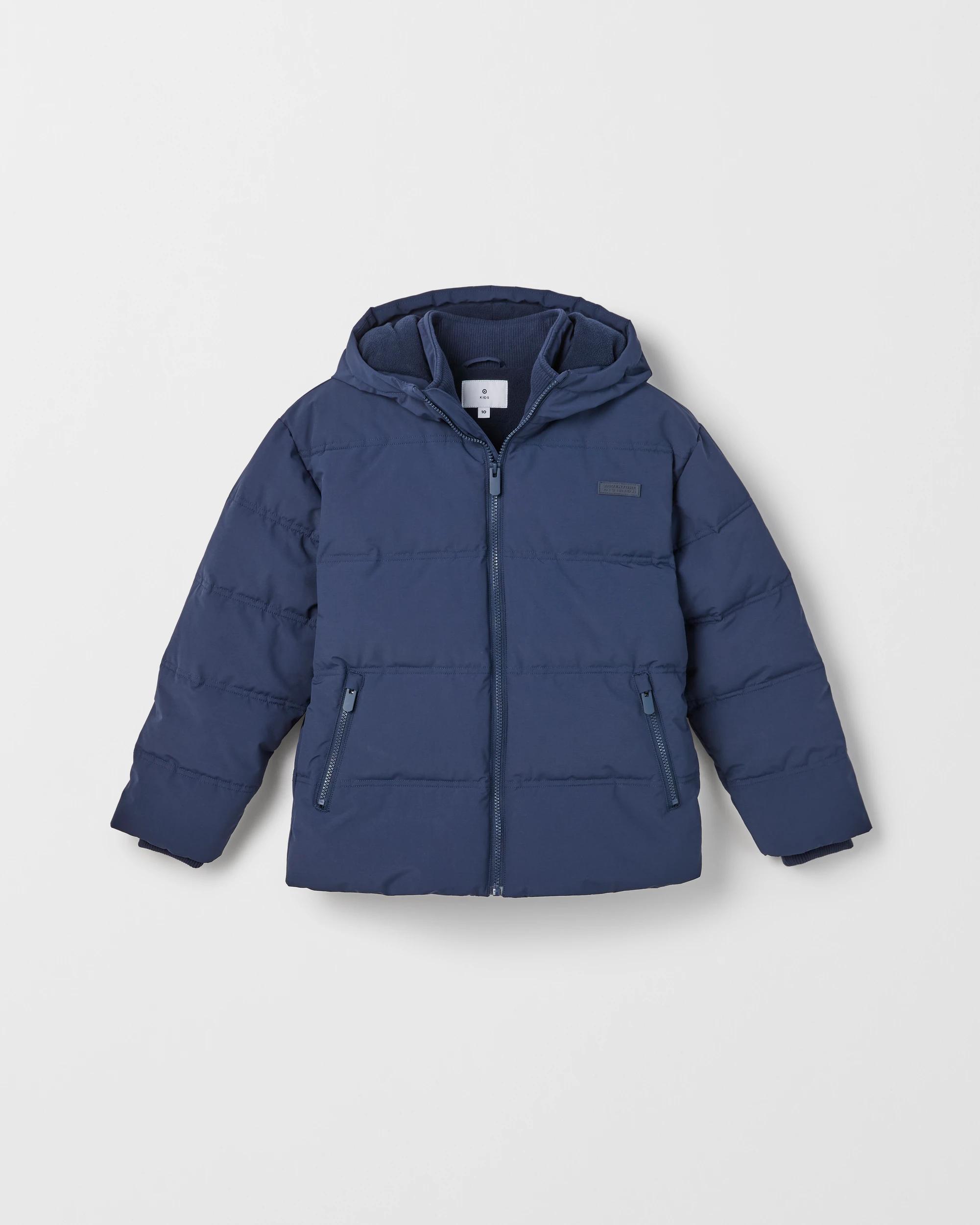 1 Target Kids Hooded Puffer Jacket NAVY, 1 of 1