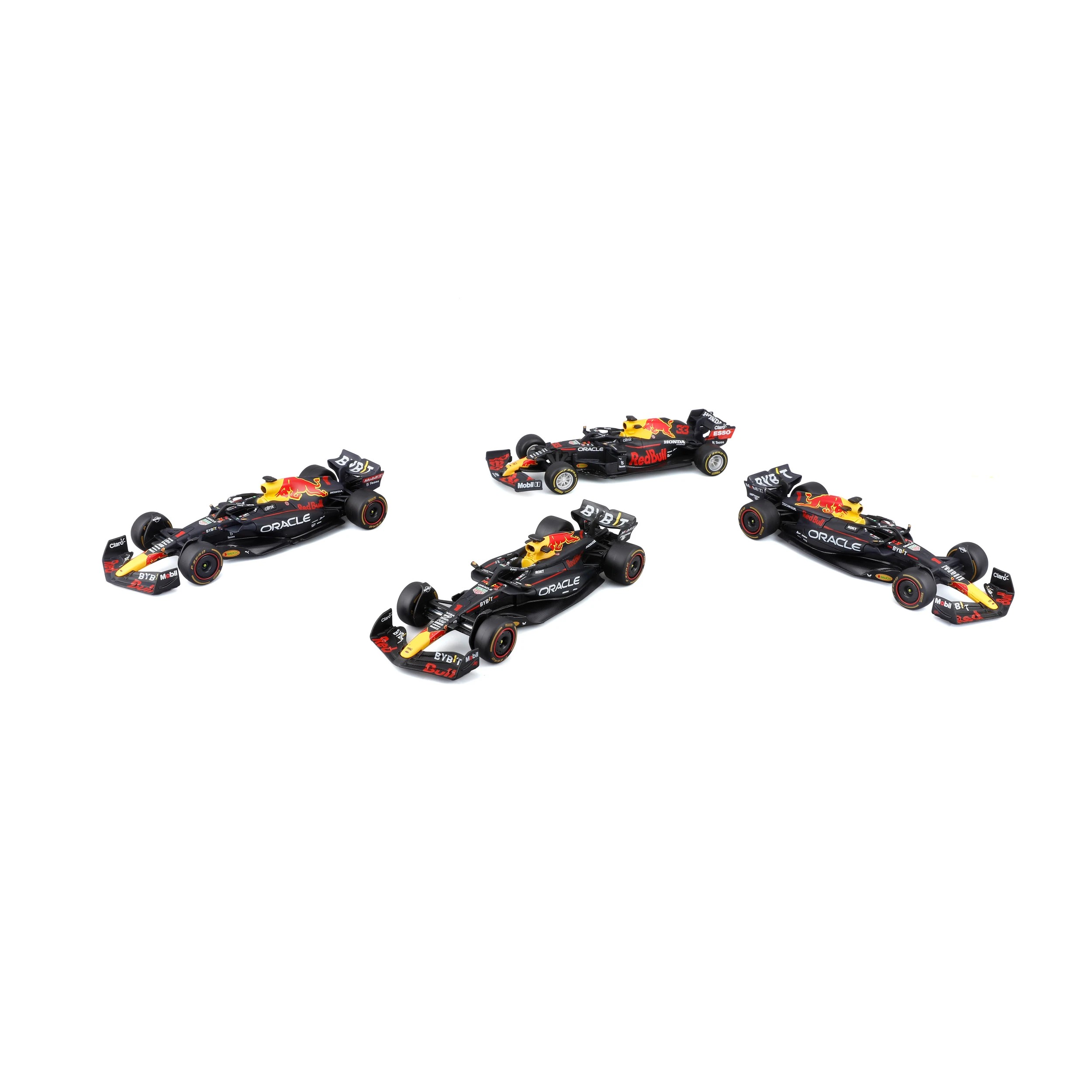 4 4 Piece Bburago 1:43 Oracle Red Bull Racing Set, 4 of 4