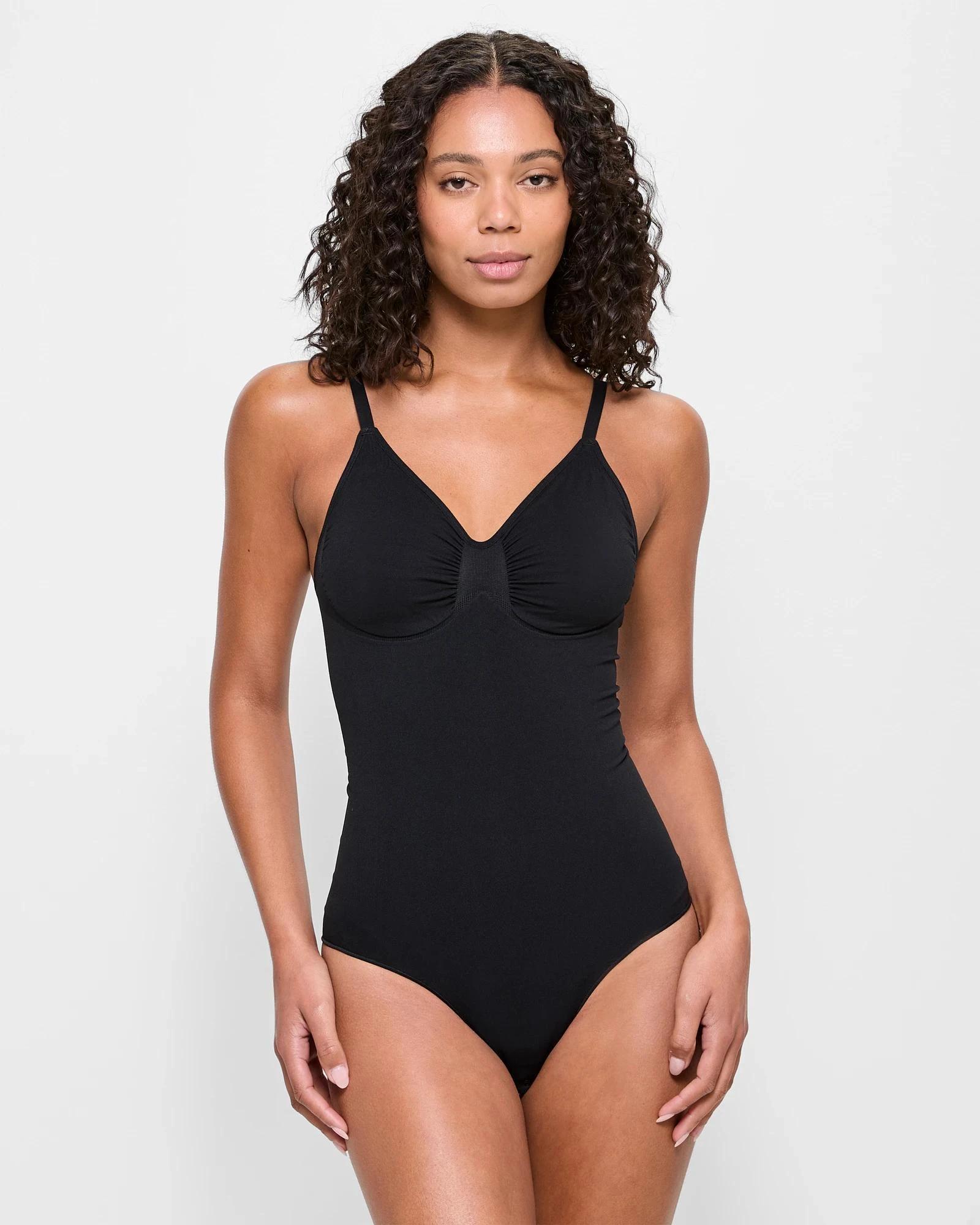1 Target Seamless Sculpt Full Brief Bodysuit BLACK, 1 of 4