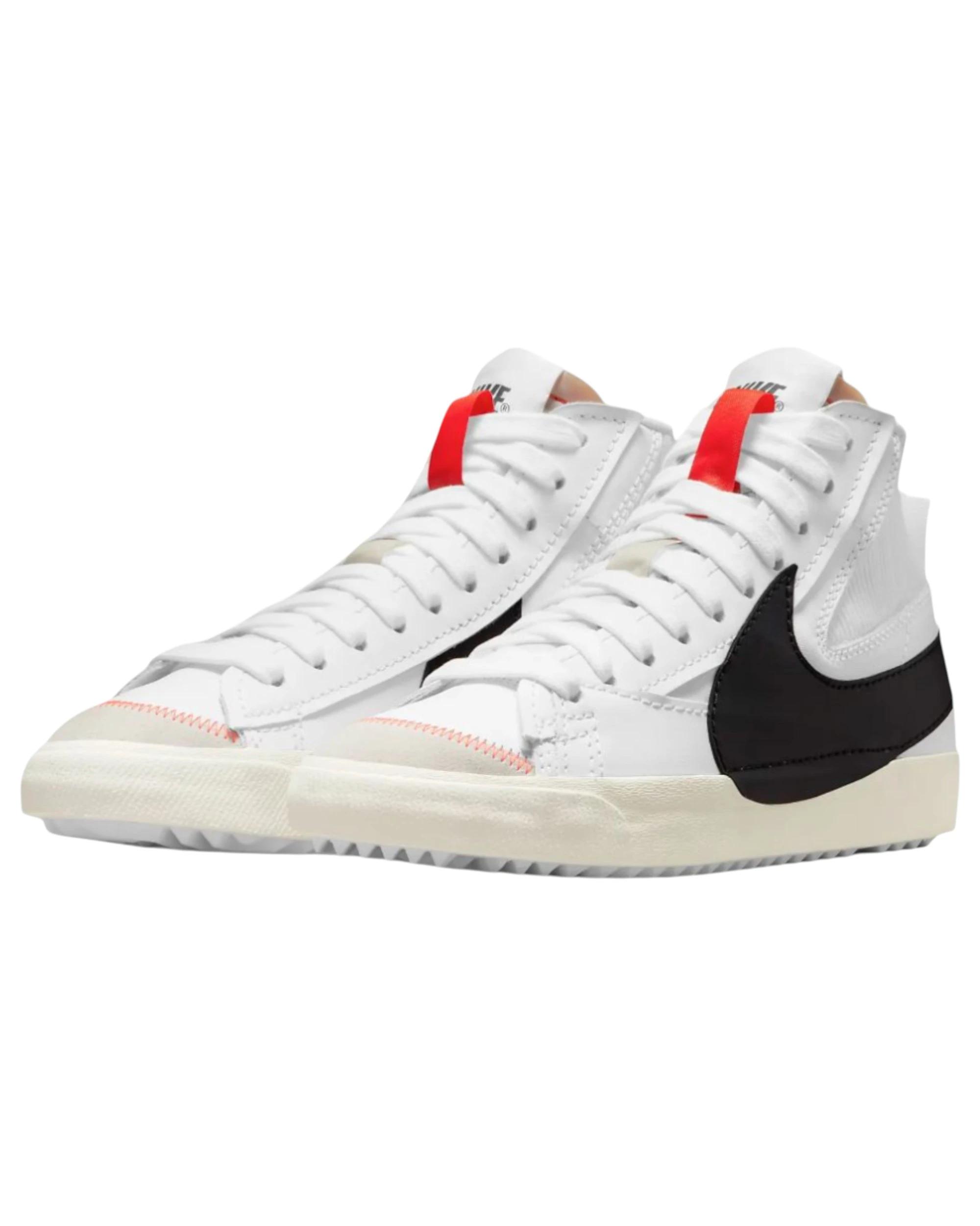 9 Nike Mens Blazer Mid 77 Jumbo White/ Black Athletic Shoes WHITE/BLACK, 9 of 9