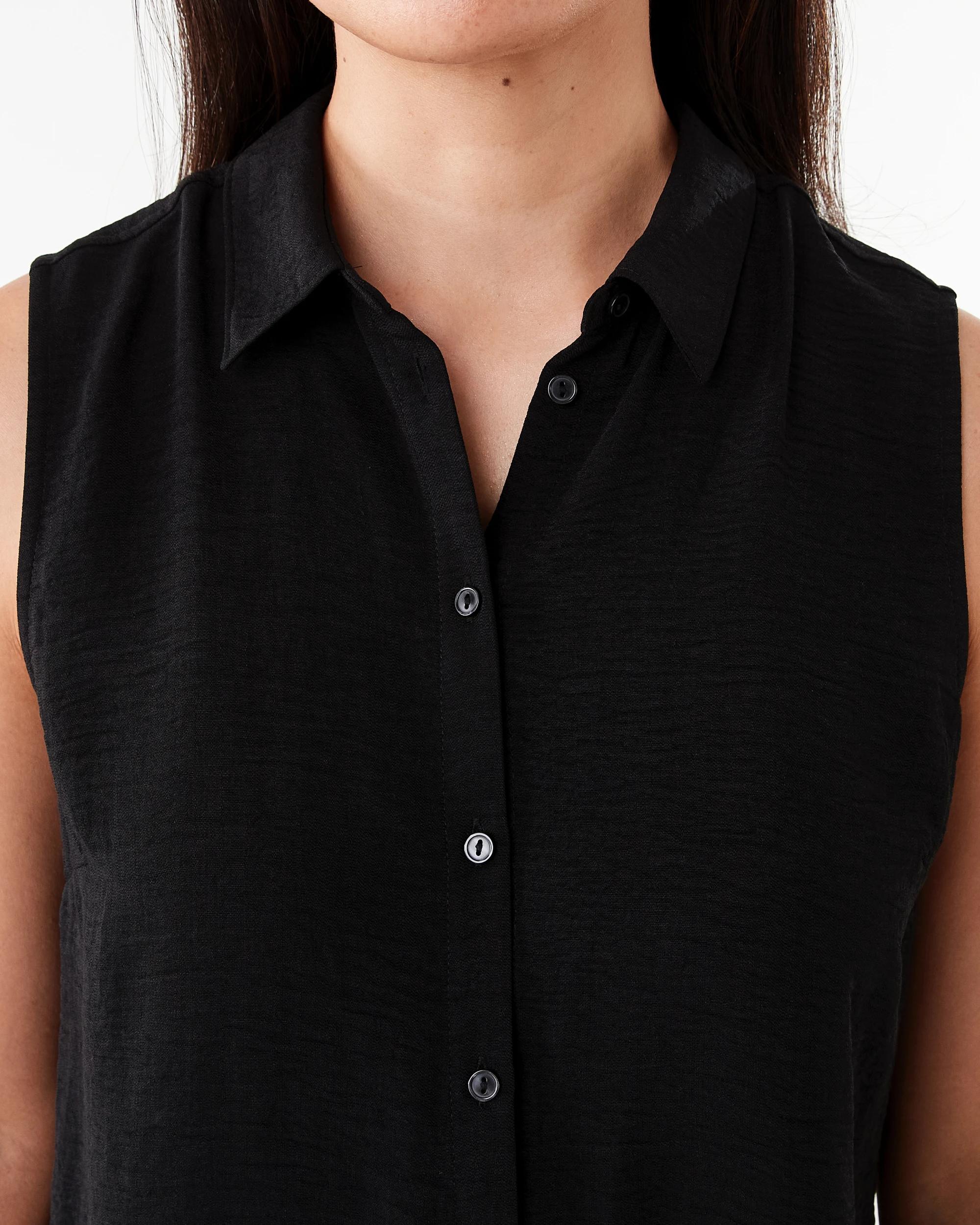 5 Sleeveless Soft Shirt Black, 5 of 6