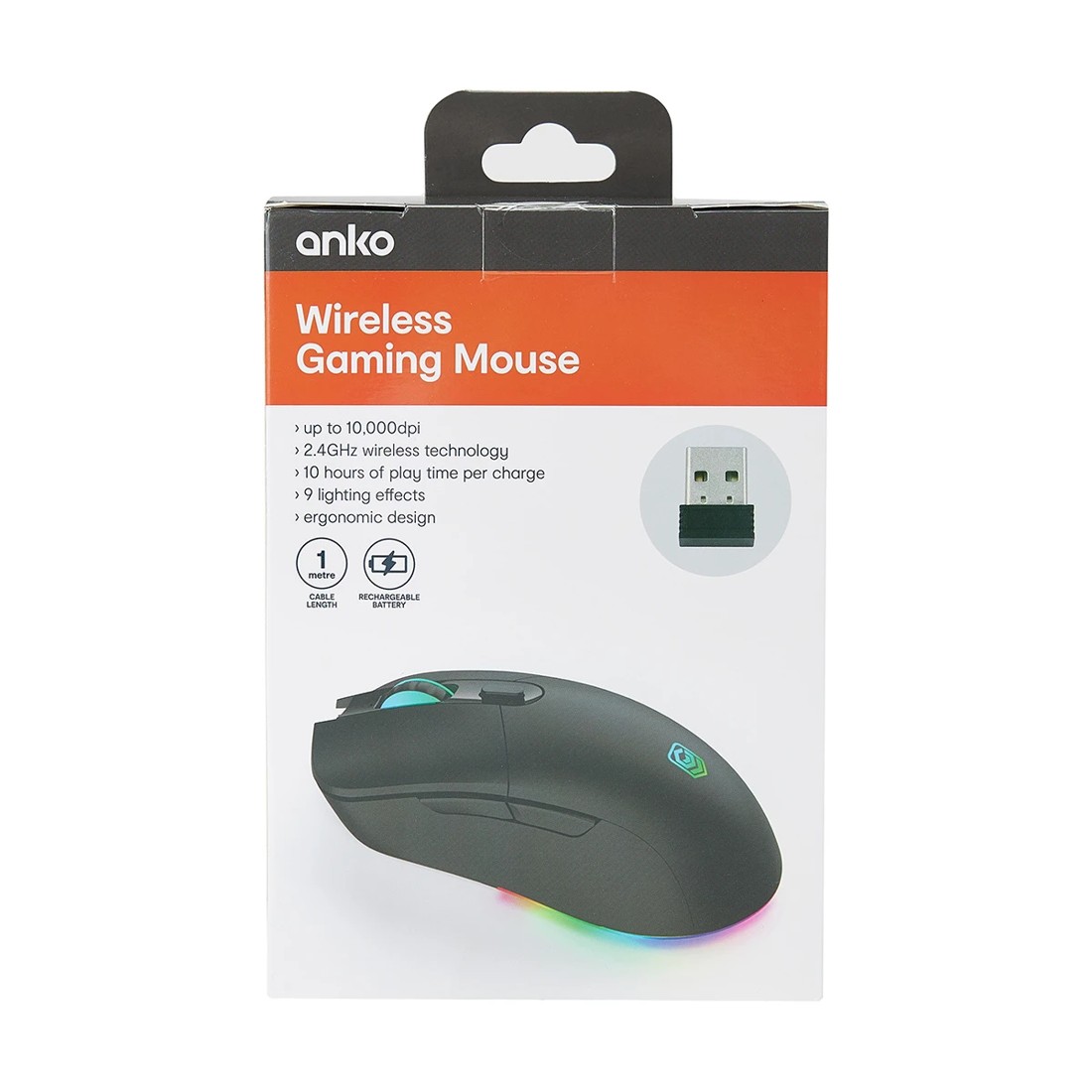 9 2.4GHz Wireless Gaming Mouse, 9 of 10