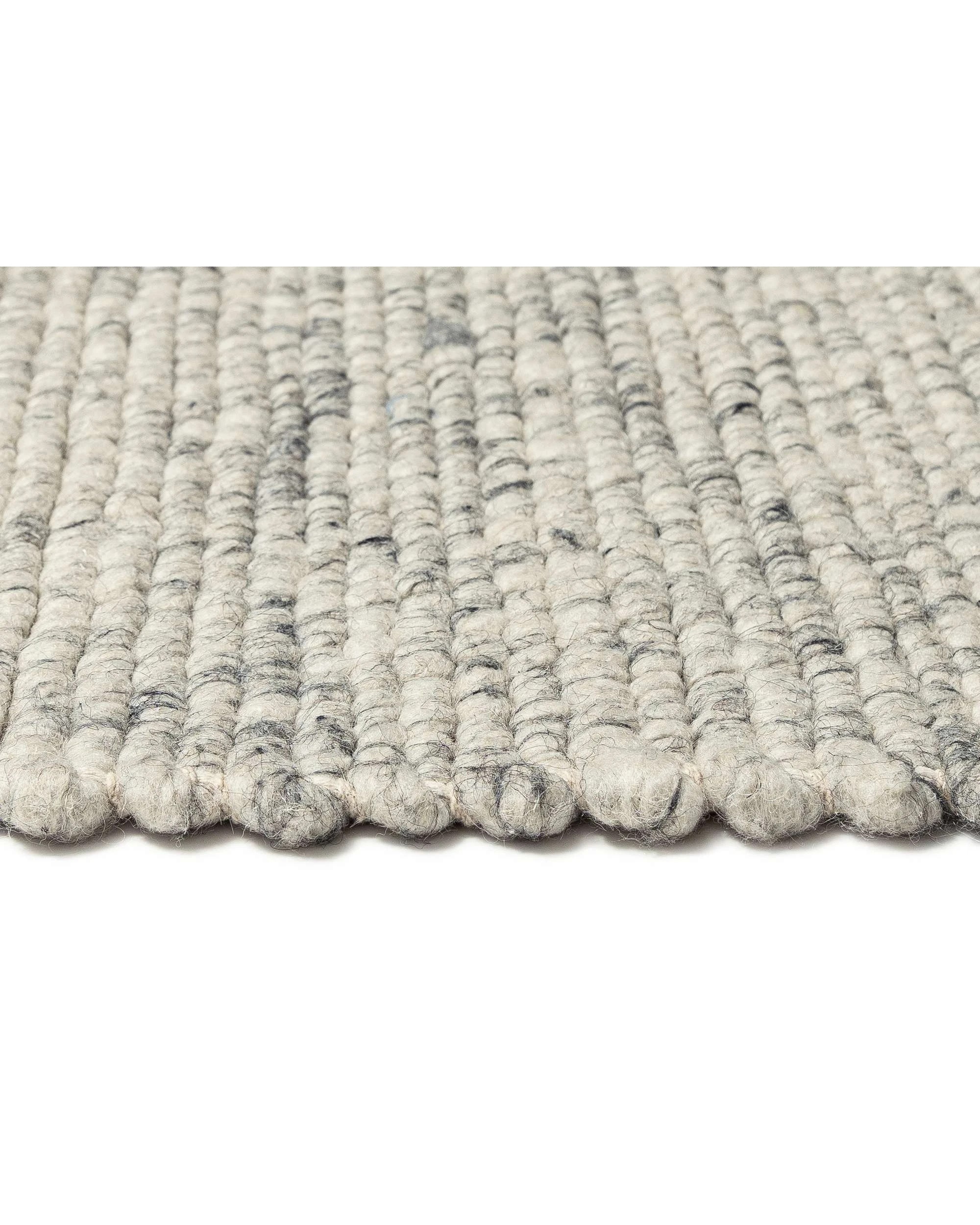 6 Loopsie Mackenzie Neutral Marbled Wool Rug-280cm x 190cm - White, 6 of 8