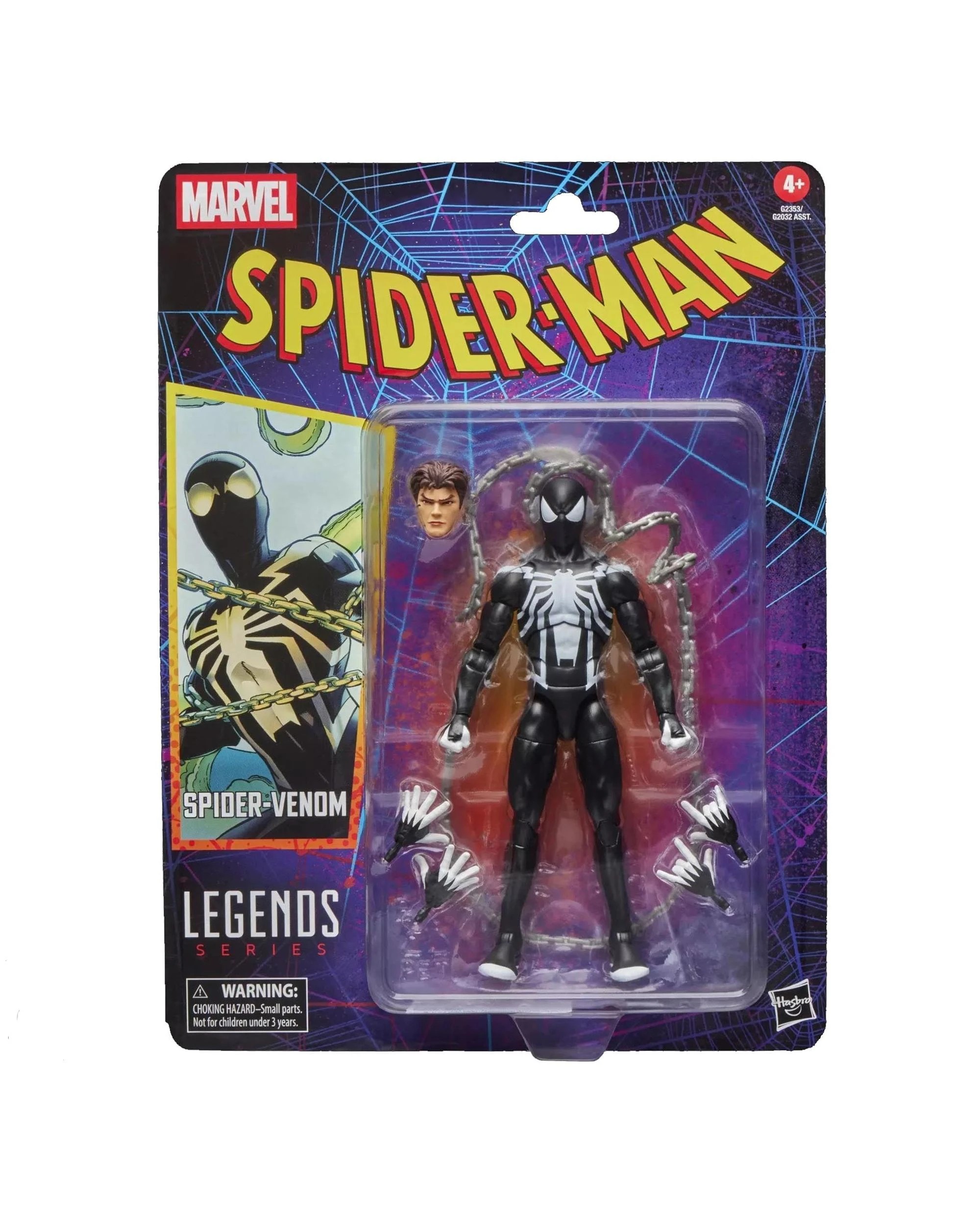 1 Marvel Legends Series Spider-Venom, 1 of 9