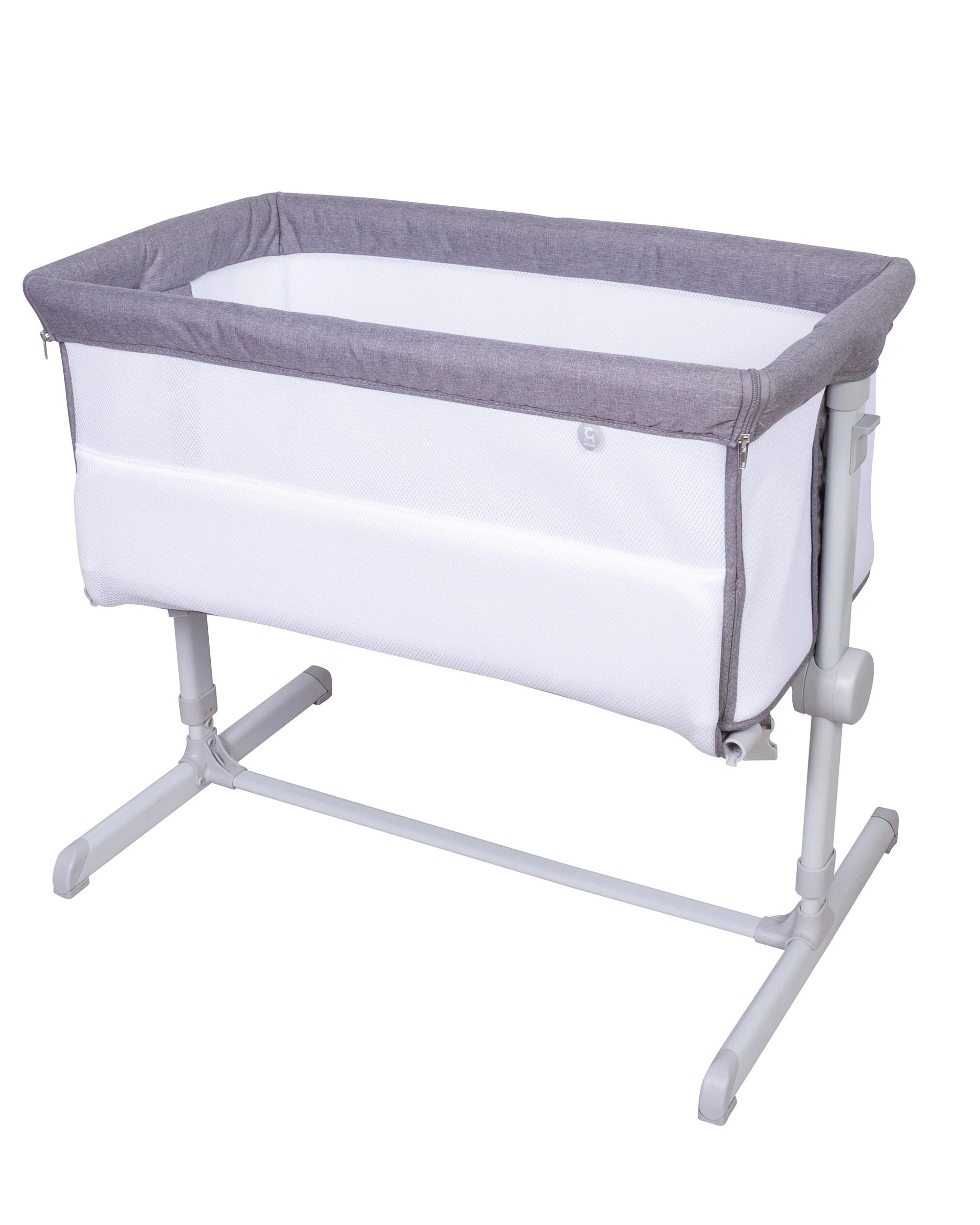 1 Childcare Dusk Bedside Sleeper - Grey, 1 of 9