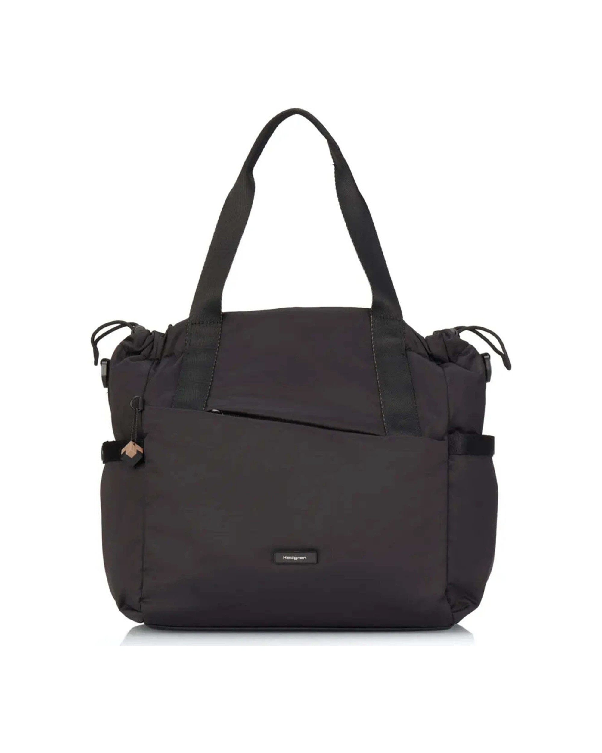3 Hedgren Galactic Shoulder Bag Tote Water Repellent Polyester - Black, 3 of 7