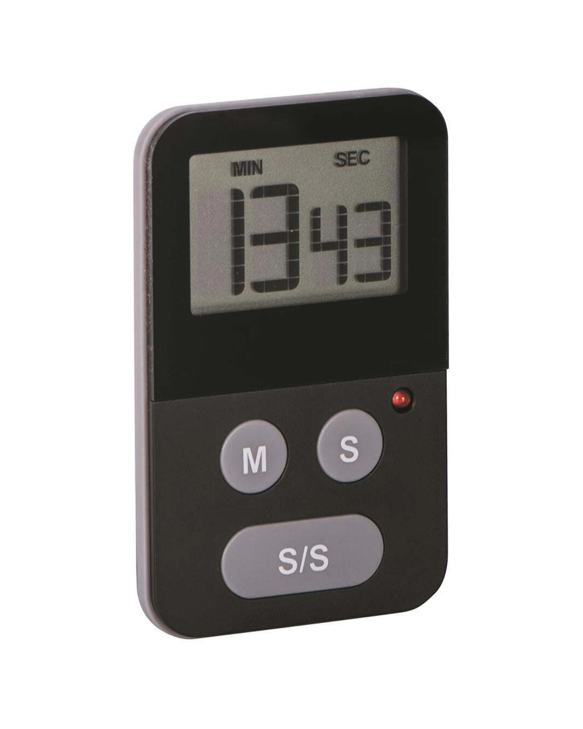 1 Avanti Digital Display Slim Timer Kitchen Alarm Clock Compact Accurate - Black, 1 of 1