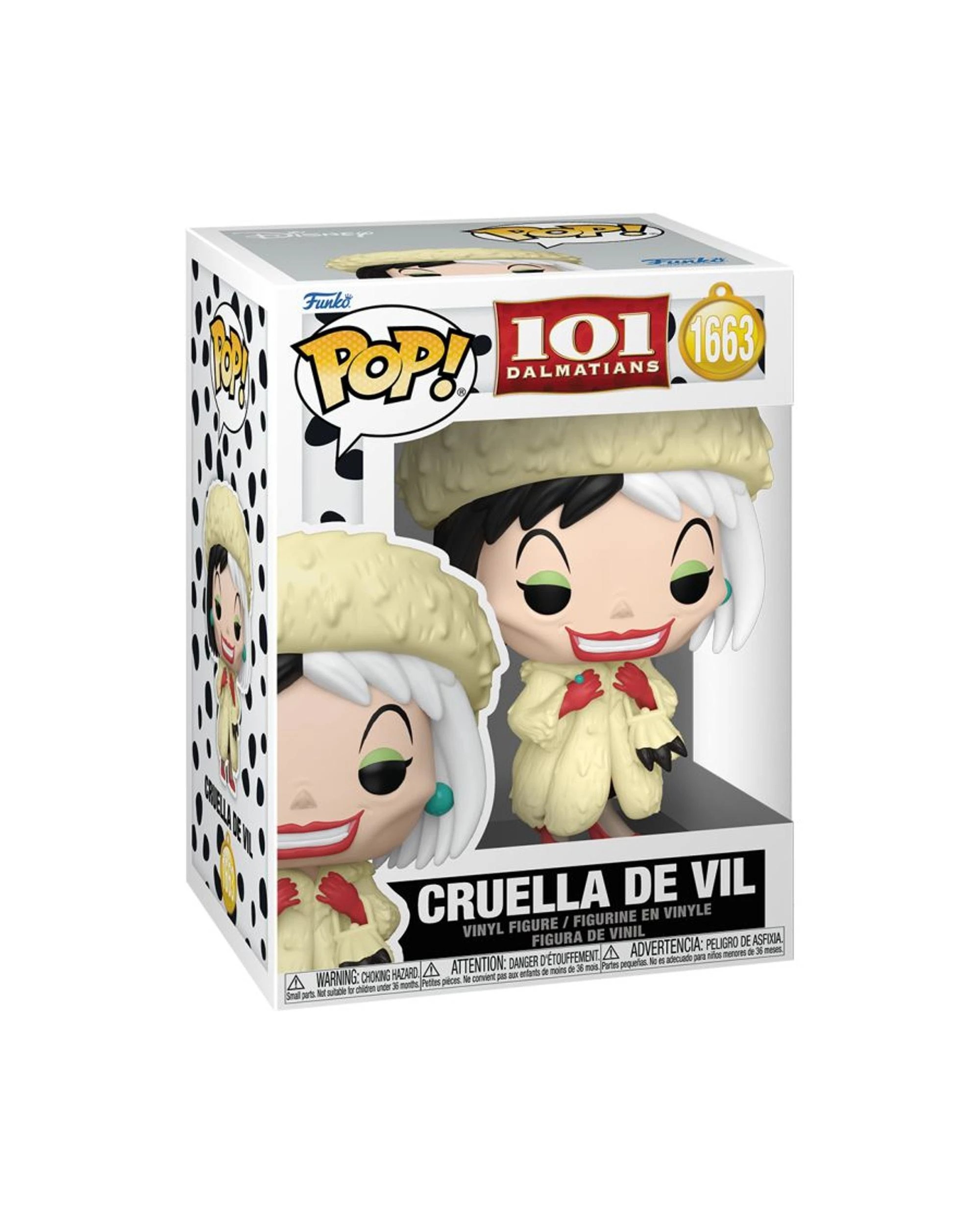 3 Disney 101 Dalmatians - 1991 -  Cruella De Vil Funko POP! Vinyl, 3 of 6