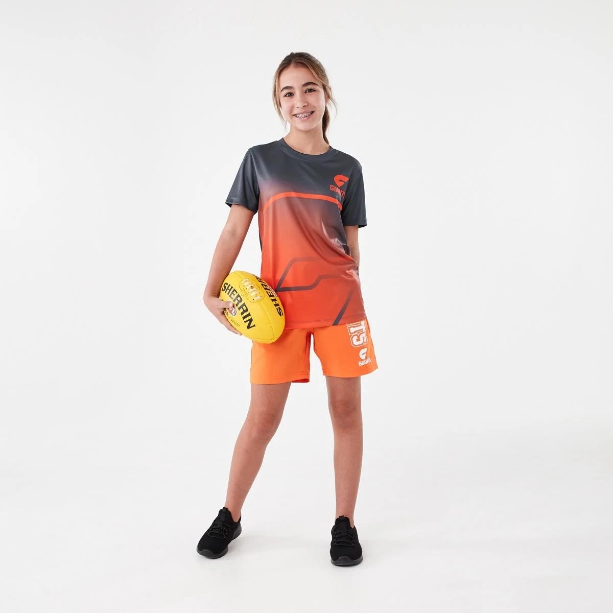 1 Official AFL Kids Training T-shirt Gws Giants, 1 of 10
