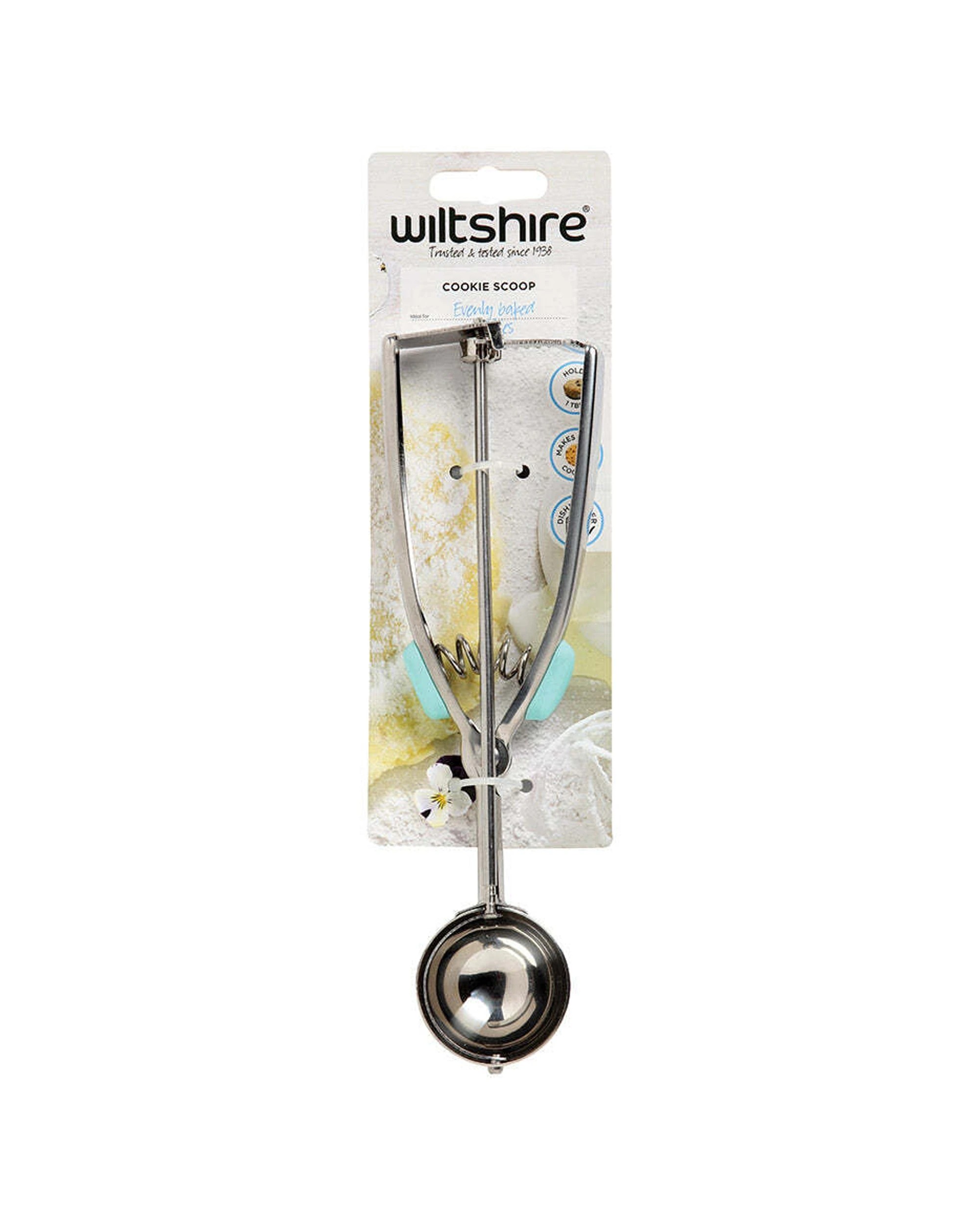 2 Wiltshire Stainless Steel Silicone Cookie Dough Scooper 6cm - Silver, 2 of 3