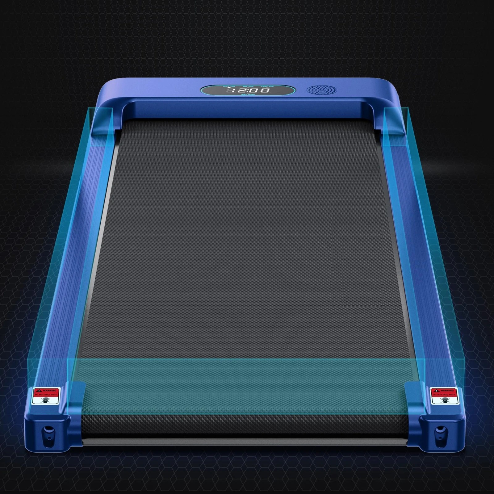 7 Black Lord Treadmill Electric Walking Pad Home Office Gym Fitness Remote Control - Blue, 7 of 9