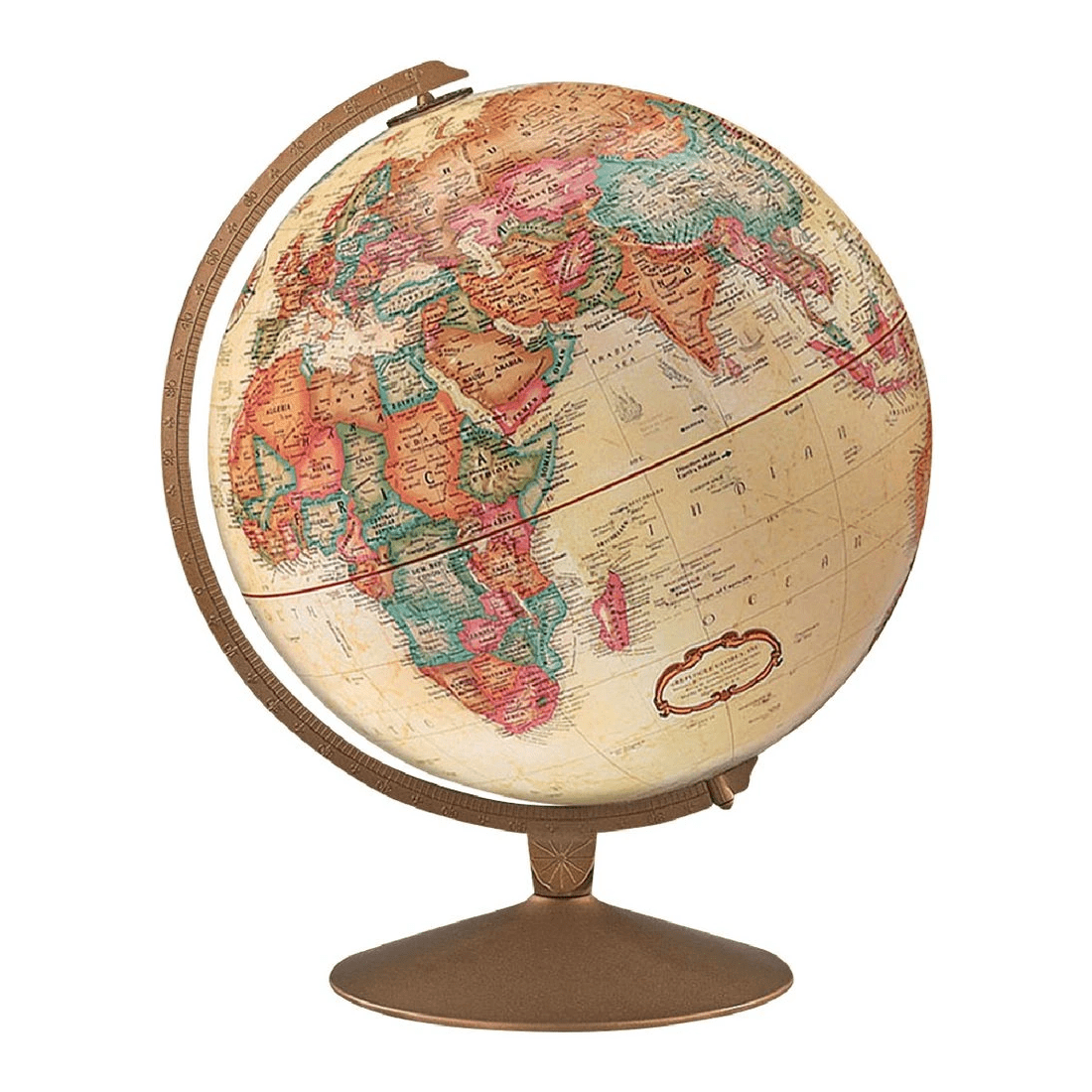 1 Replogle Franklin Raised Relief Antique Globe 30cm, 1 of 1