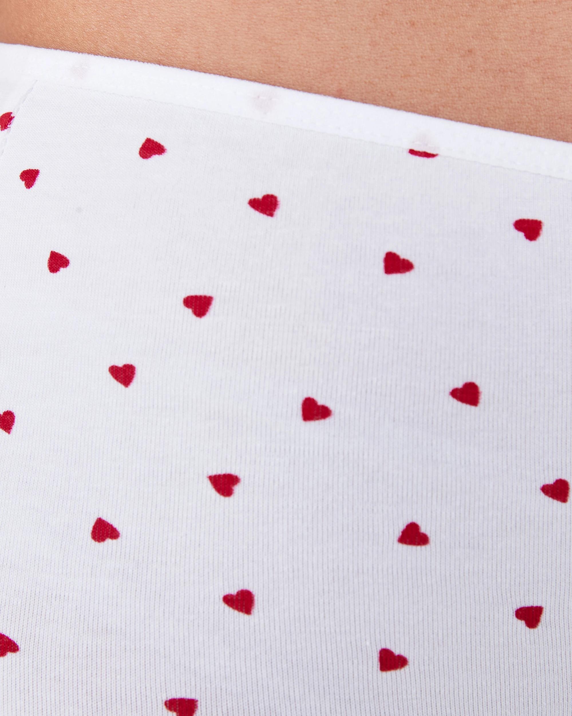 10 5 Pack Cotton Stretch Full Briefs Mini Heart, 10 of 10