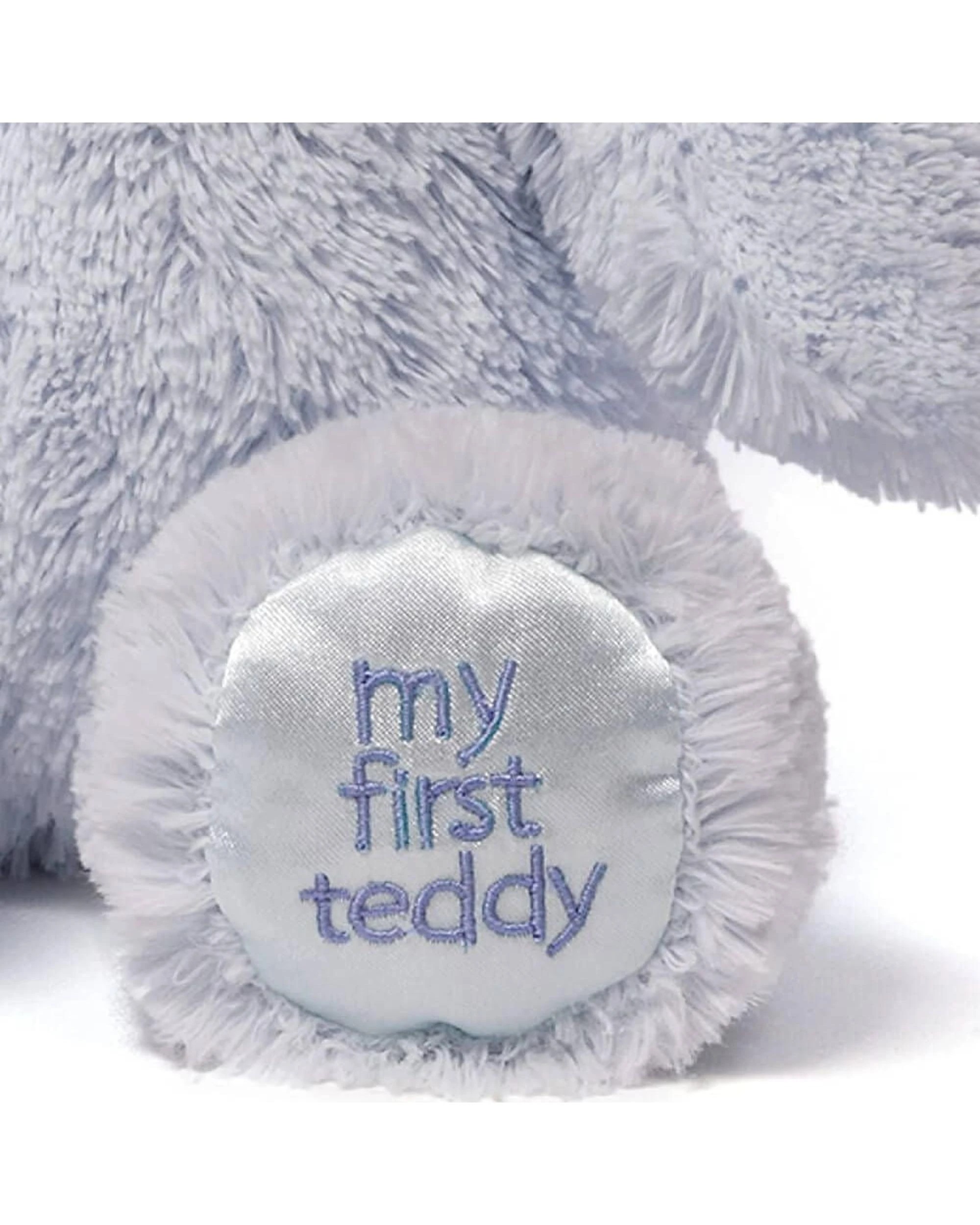 3 Gund My First Teddy Bear Blue Large 38cm Plush - Blue, 3 of 4