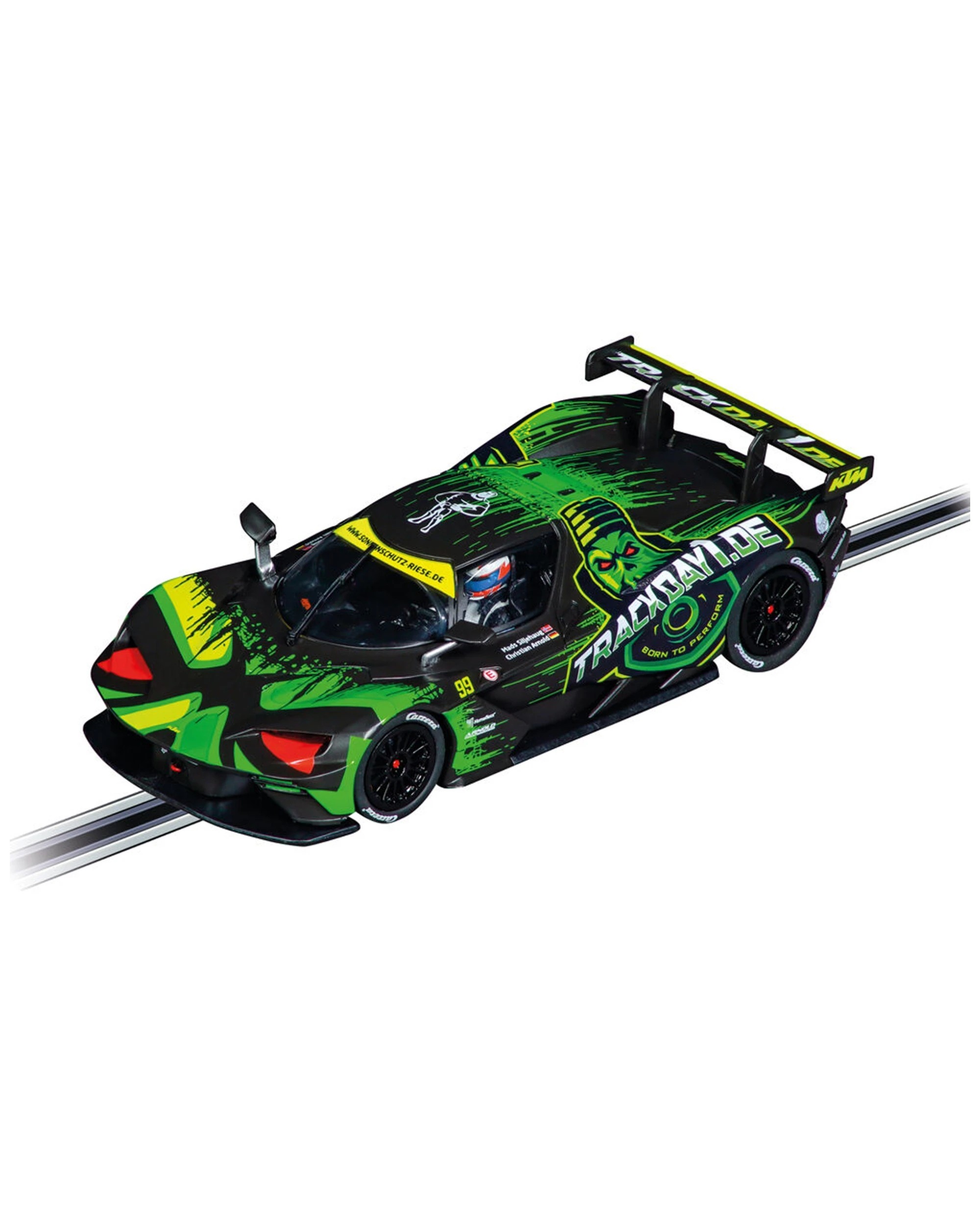 3 CARRERA KTM X-BOW GT2 Racing Slot Car Licensed Replica With Front Rear Lights - Black, 3 of 3