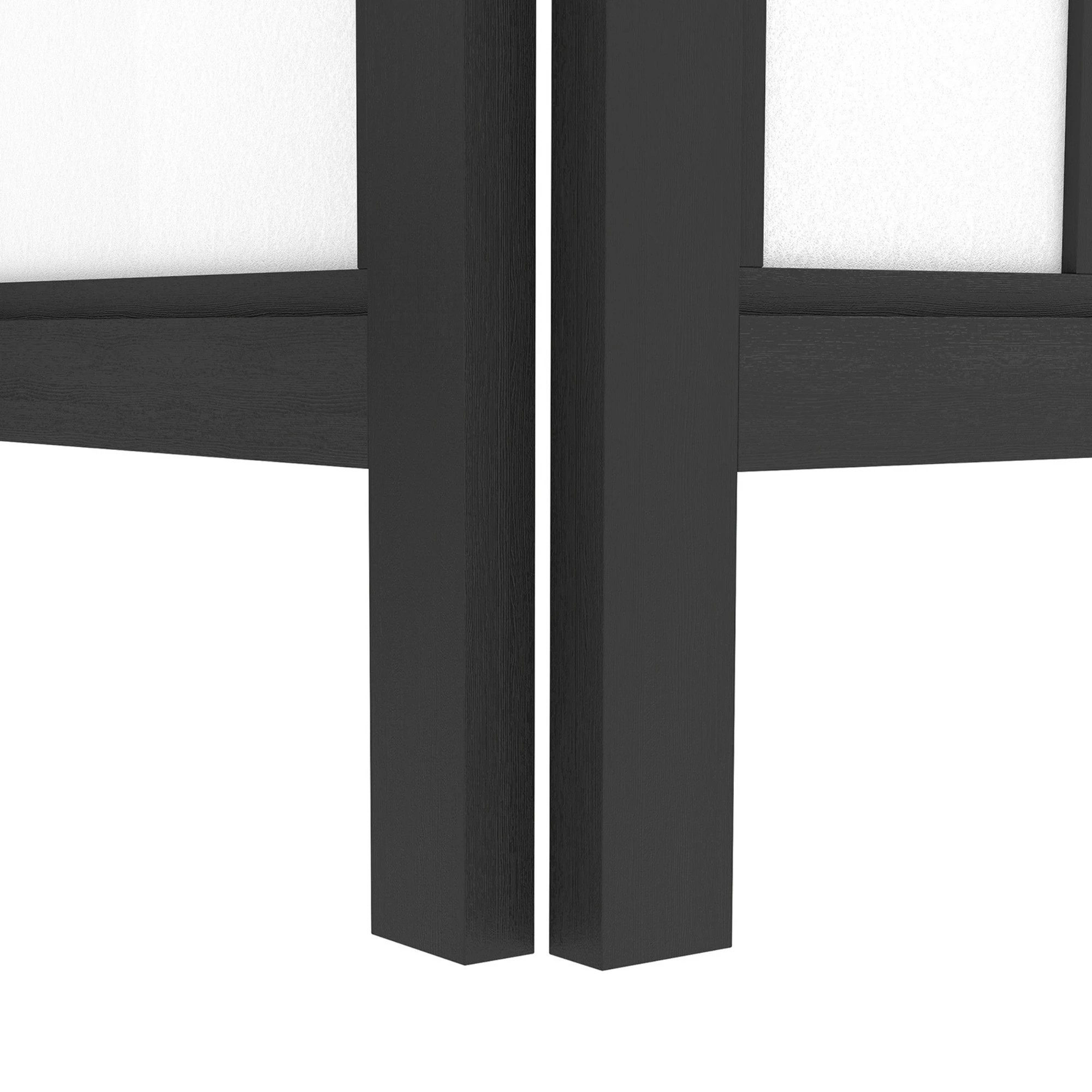 6 Levede 6 Panel Room Divider Folding Partition Freestanding Screen Wooden - Black, 6 of 9