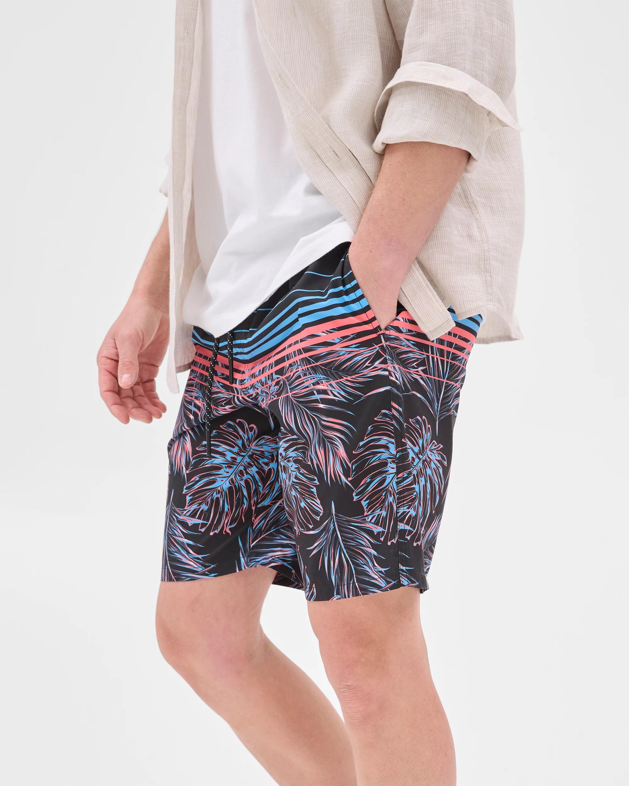 3 Target Segment Swim Boardshorts BLACK, 3 of 10