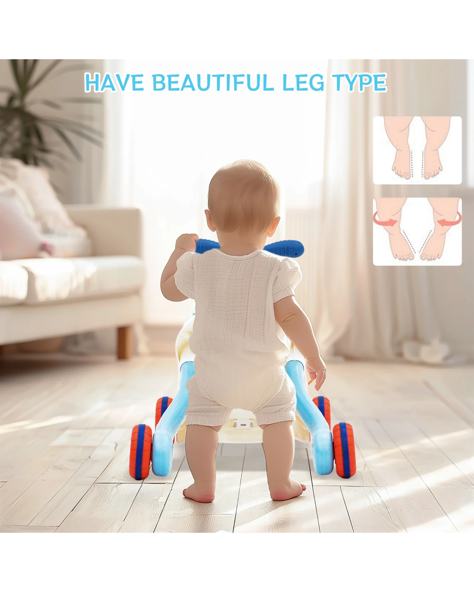 7 Advwin 3 In 1 Baby Walker Early Educational Activity Table, 7 of 7