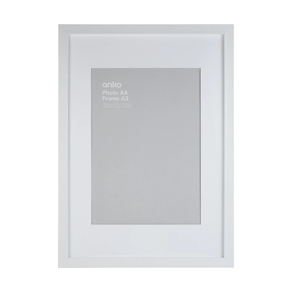 1 Frame Box A4 White, 1 of 2