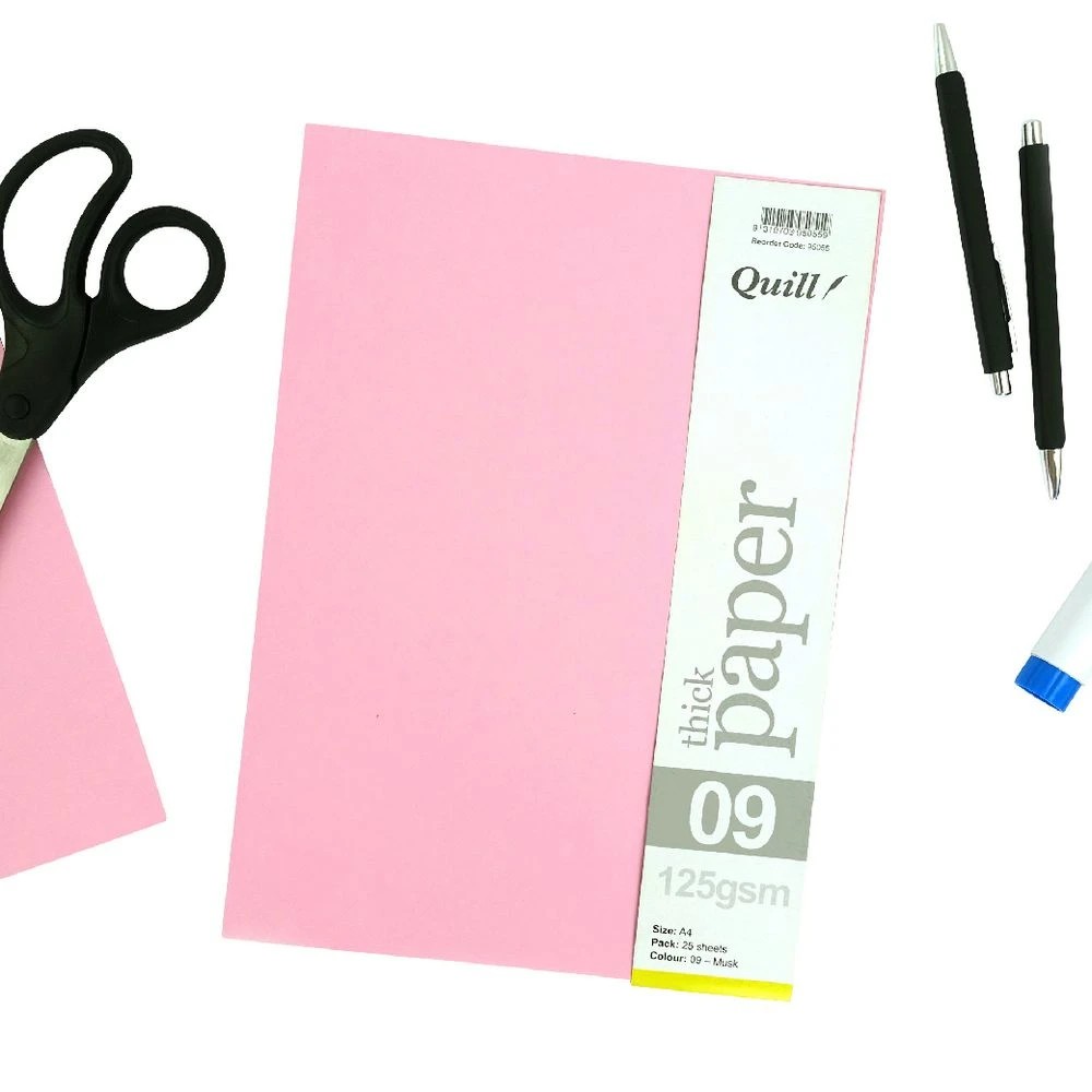 4 Quill A4 125gsm Paper Musk 25 Pack, 4 of 4