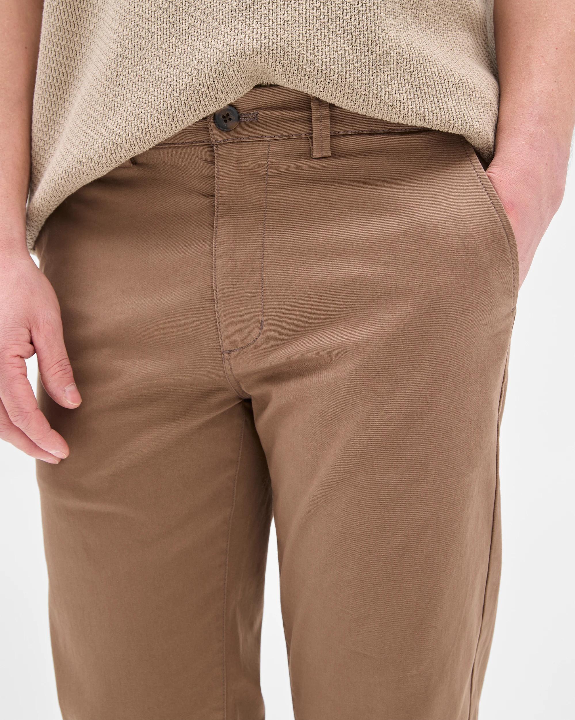 5 Target Australian Cotton Rich Straight Chino Pants SHITAKE, 5 of 9
