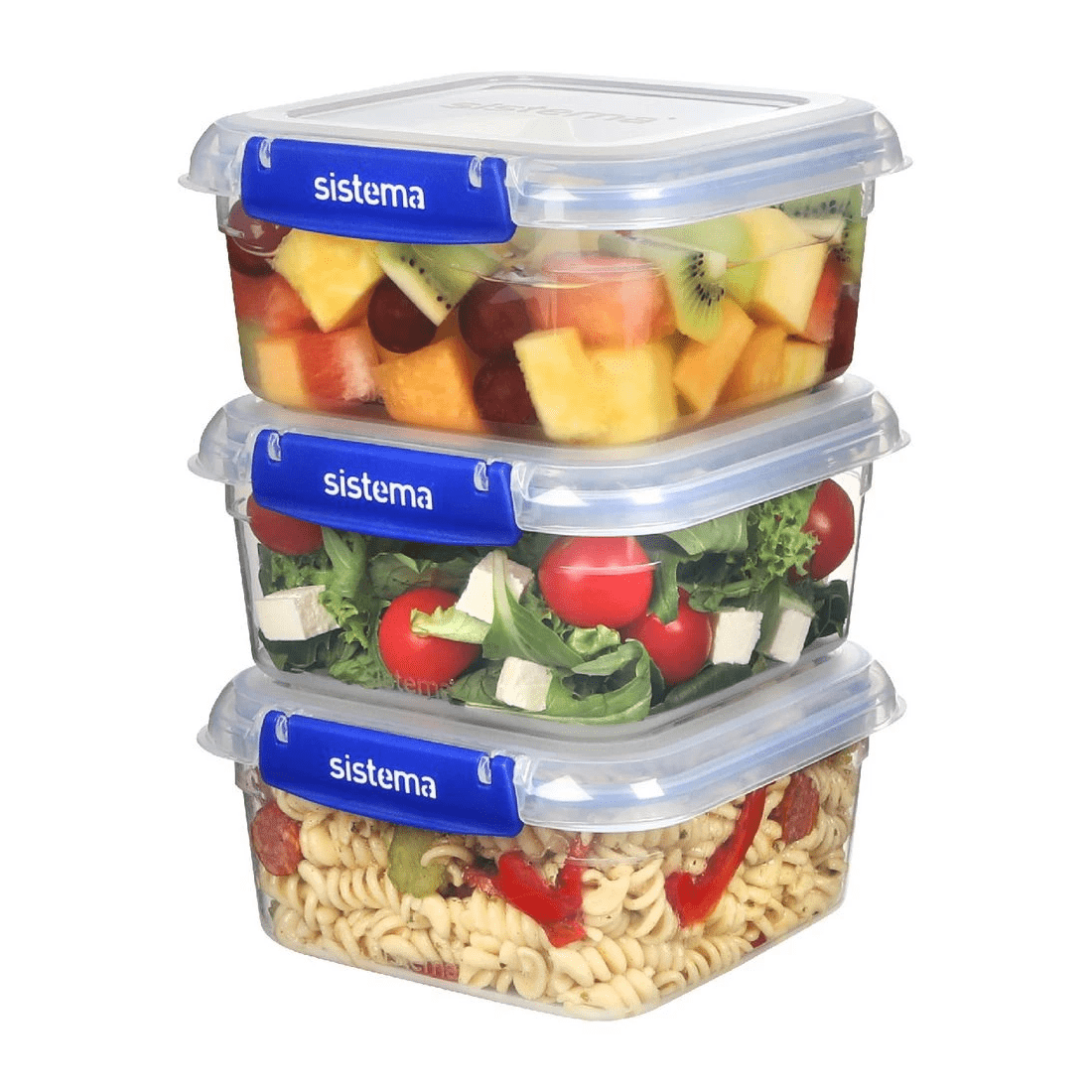 2 Sistema KLIP IT PLUS Square Lunch 1.15L 3 Pack, 2 of 2