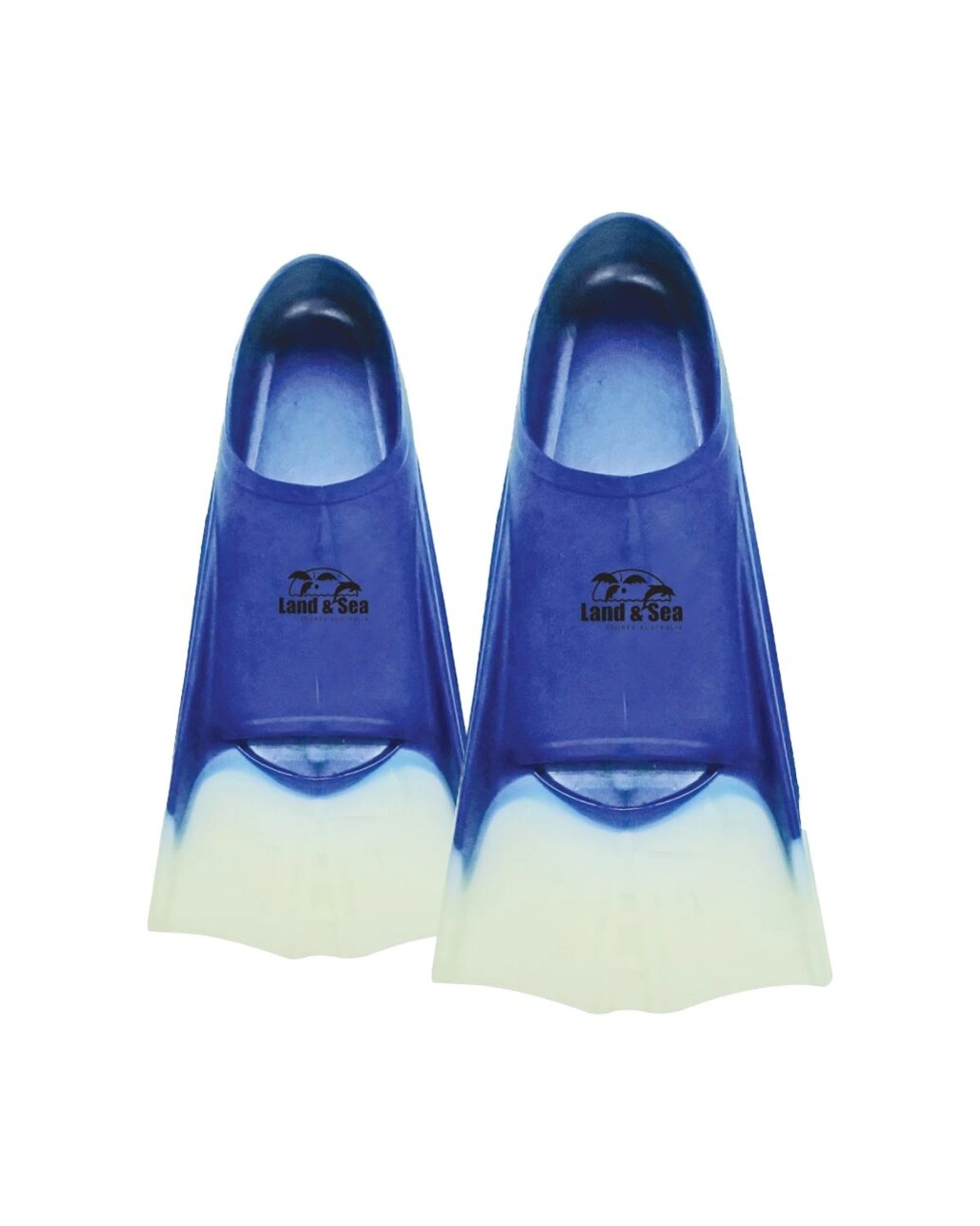 1 Land & Sea Sports Comfortable Silicone Swim Training Fins S Euro 36-38 - Blue, 1 of 1