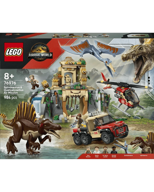 LEGO Jurassic World Spinosaurus & Quetzalcoatlus Air Mission 7