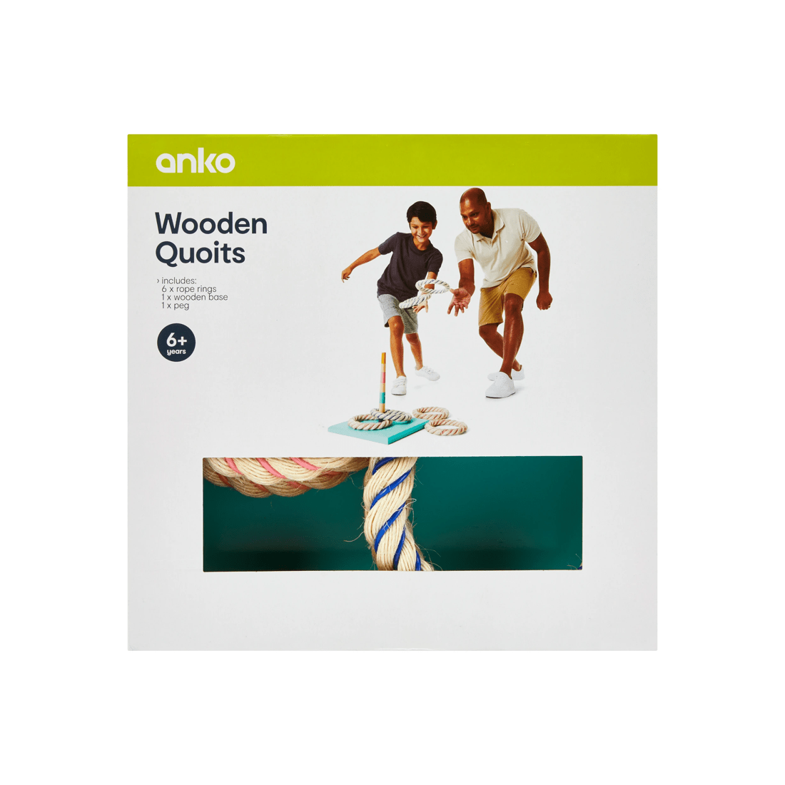 8 Wooden Quoits, 8 of 9