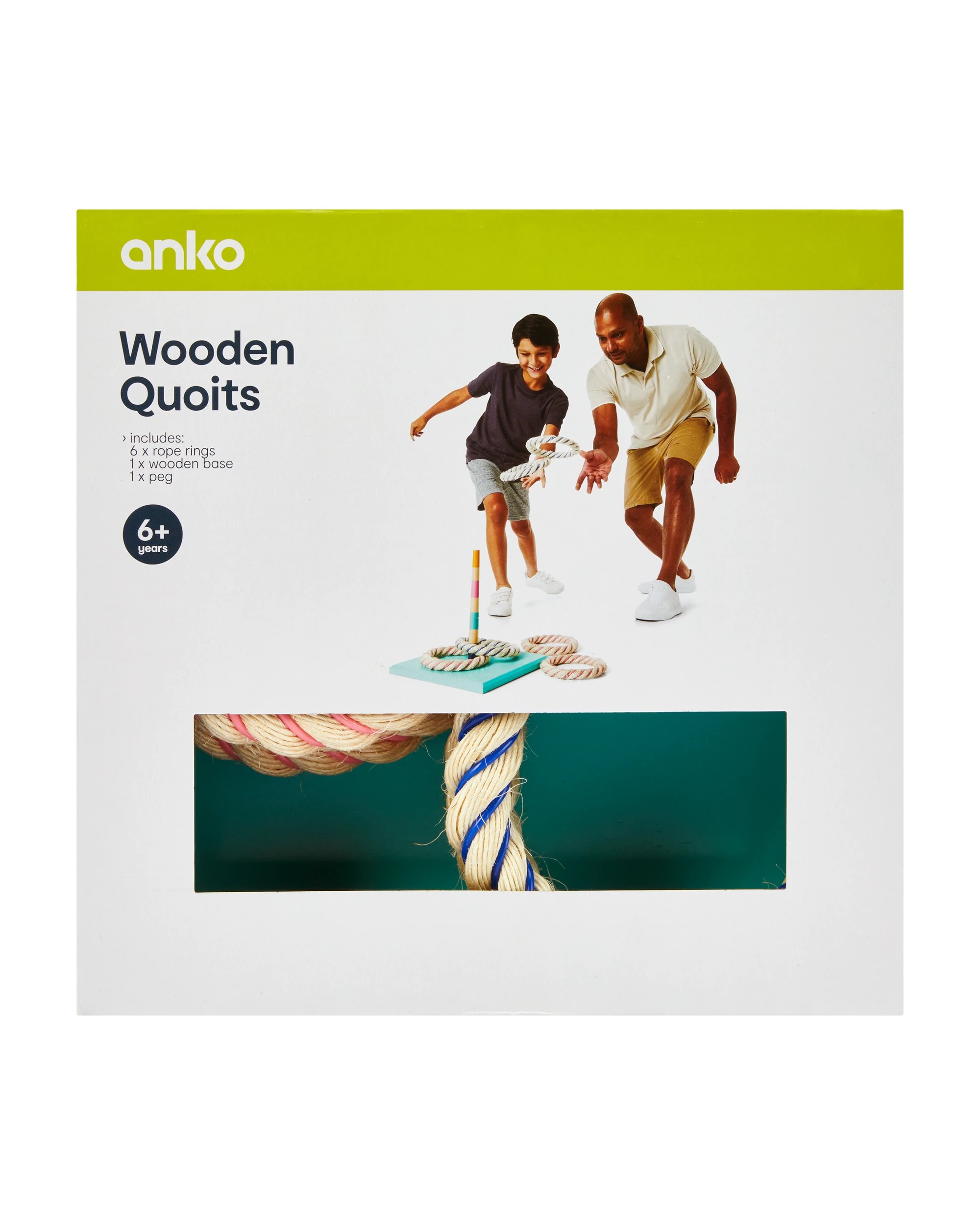 8 Wooden Quoits, 8 of 9