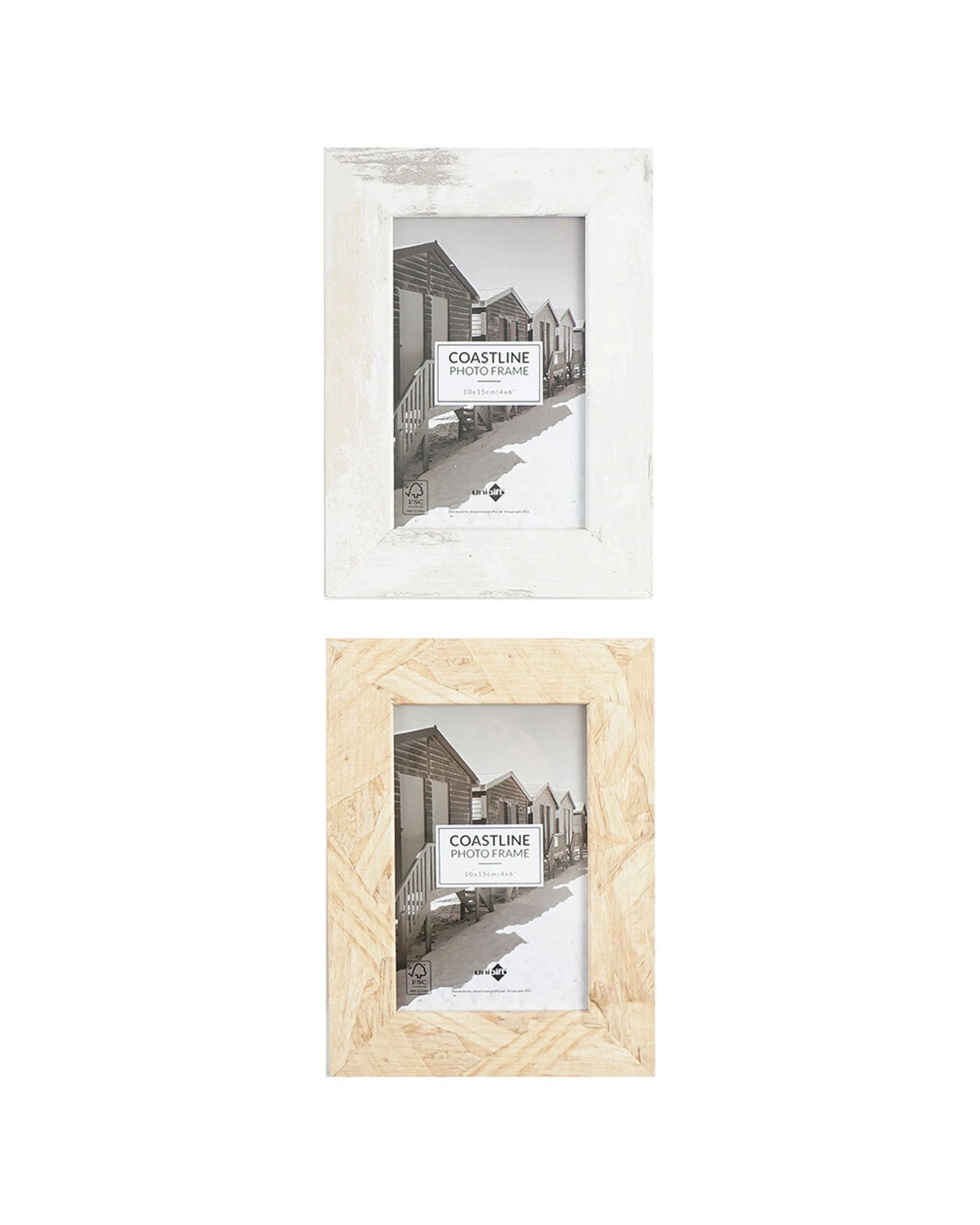 3 Unigift 6pc Coastline Home Photo Picture Frame 10x15cm - Multi, 3 of 3