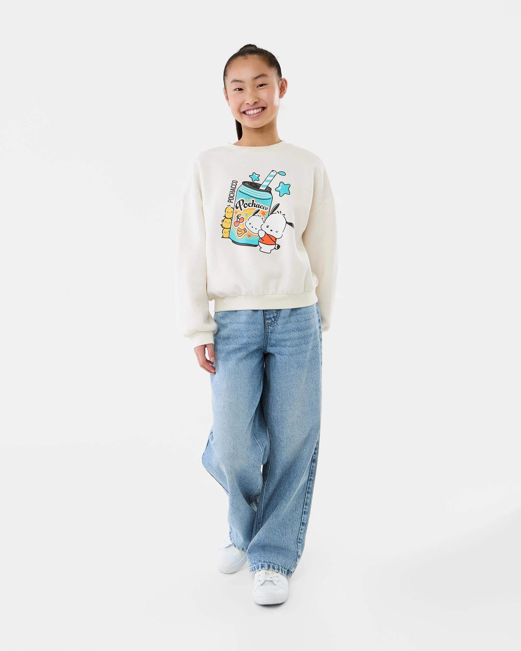 6 Pochacco License Crew Neck Sweatshirt Pochacco, 6 of 7