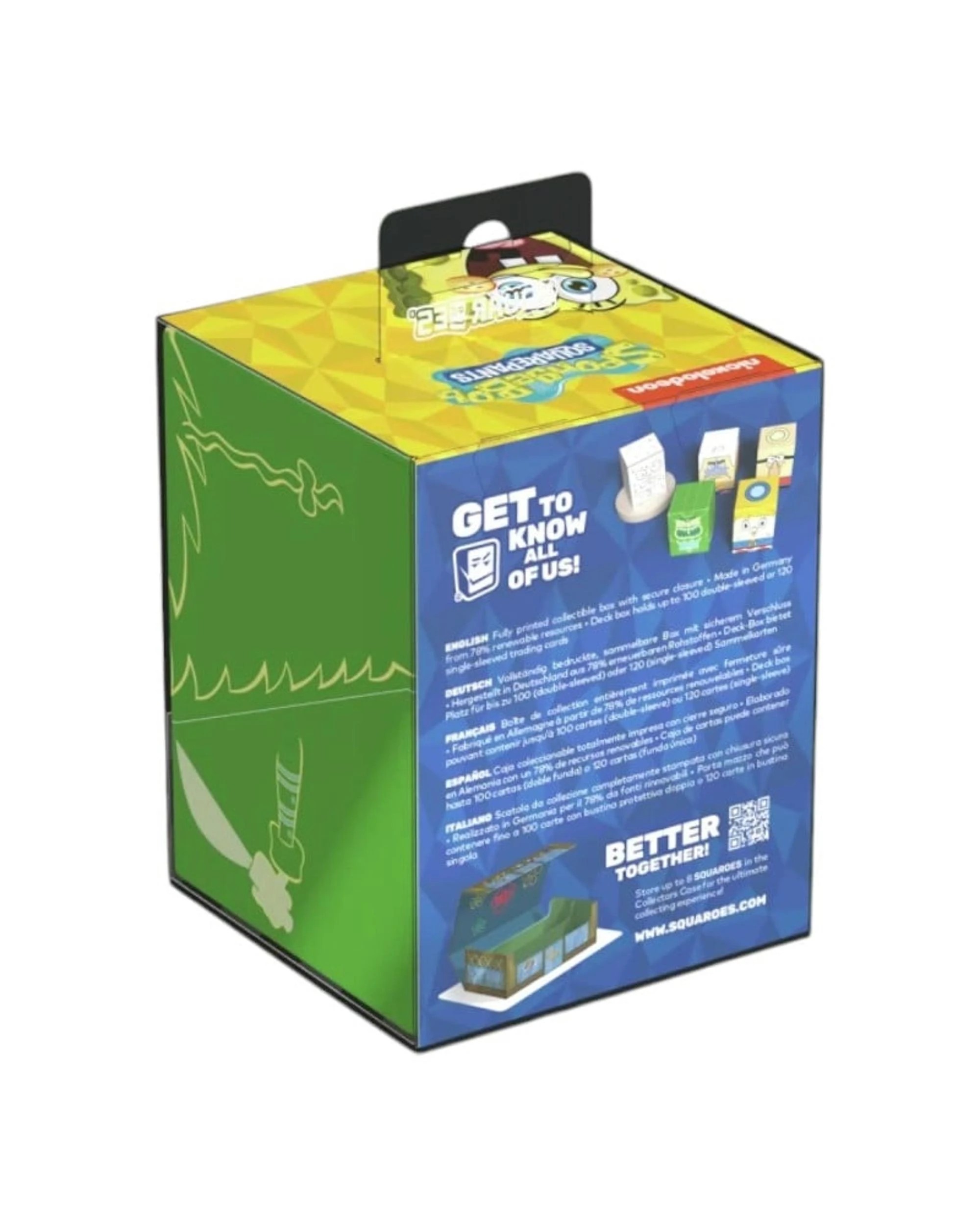 7 Ultimate Guard Squaroes Spongebob Squarepants Flying Dutchman Deck Box, 7 of 8