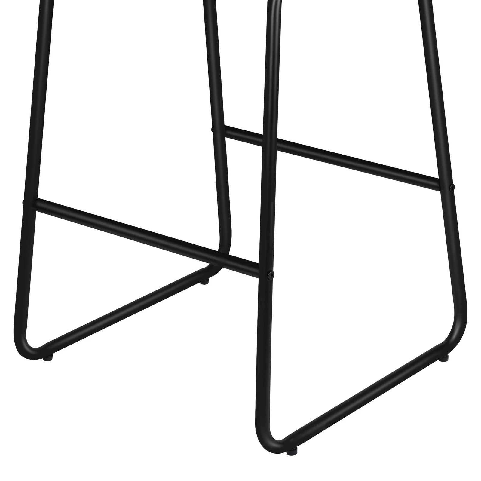 4 Alfordson 2x Bar Stools 66cm Kitchen Counter Metal Vintage Dining Chairs - Black, 4 of 8
