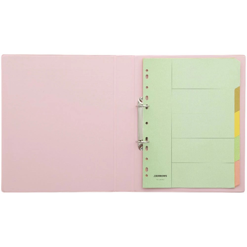 5 J.Burrows A4 Binder 2D 25mm Pink, 5 of 6