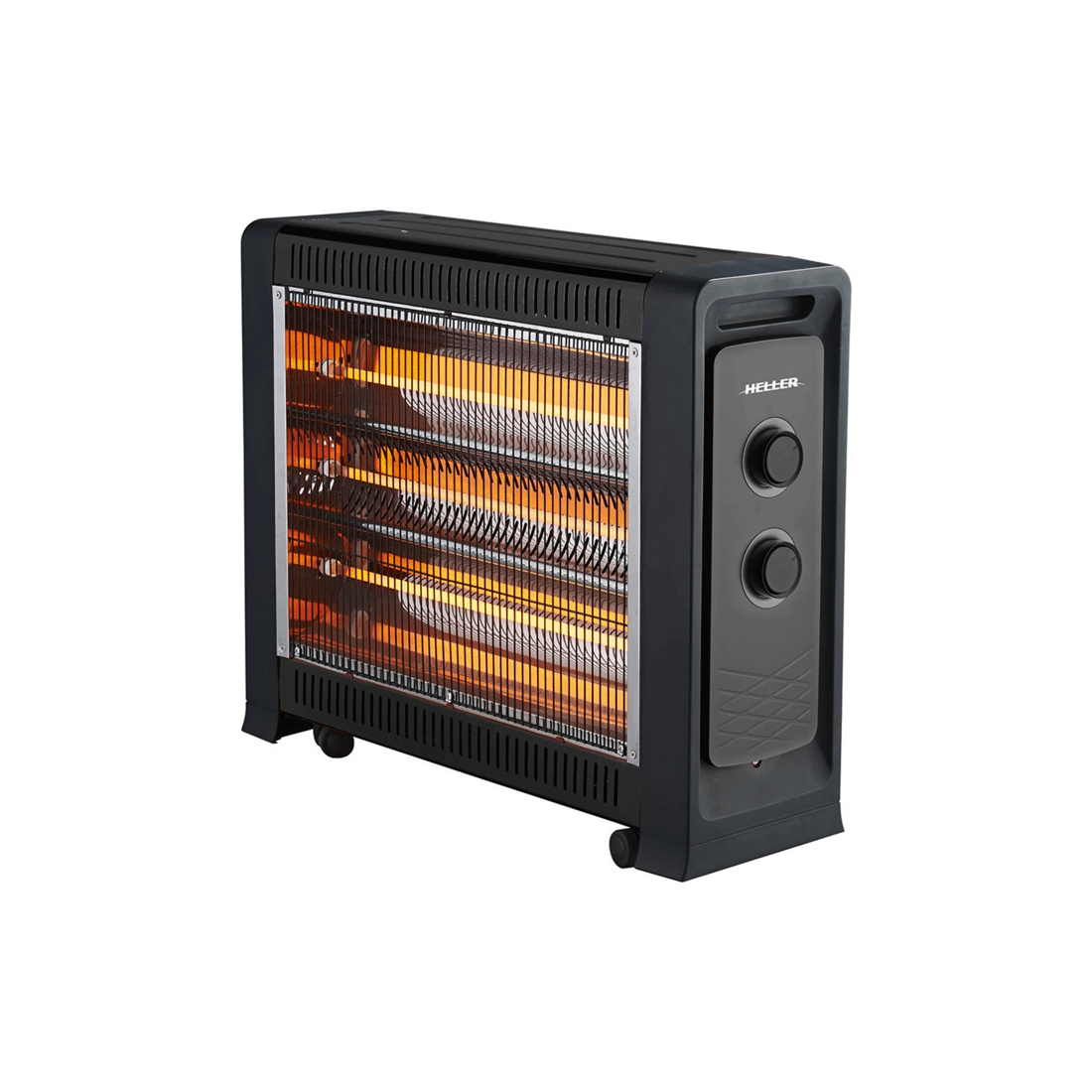 3 Heller 2400w Quartz Radiant Heater Fan Assisted Portable Electric Panel Heating
 - White, 3 of 3