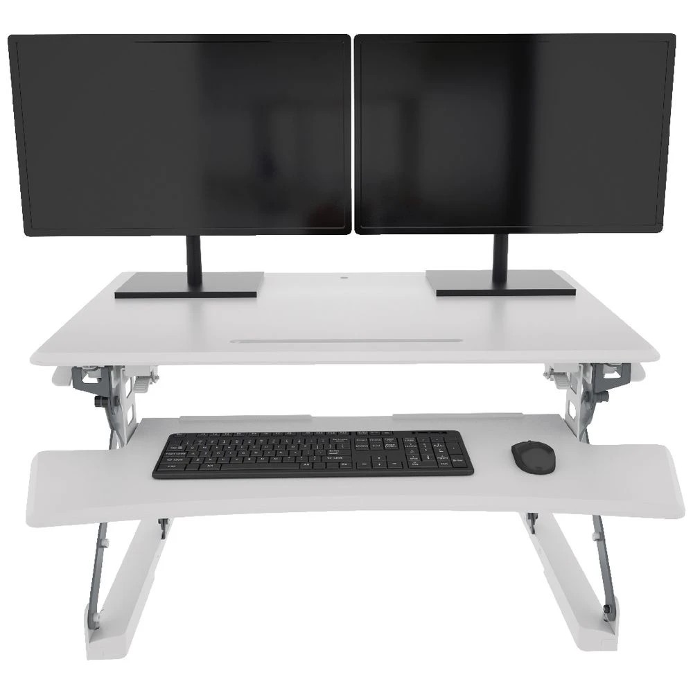 9 Stilford Professional Sit-Stand Adjustable Desk Riser White  Desks, Tables and Workstations, 9 of 10