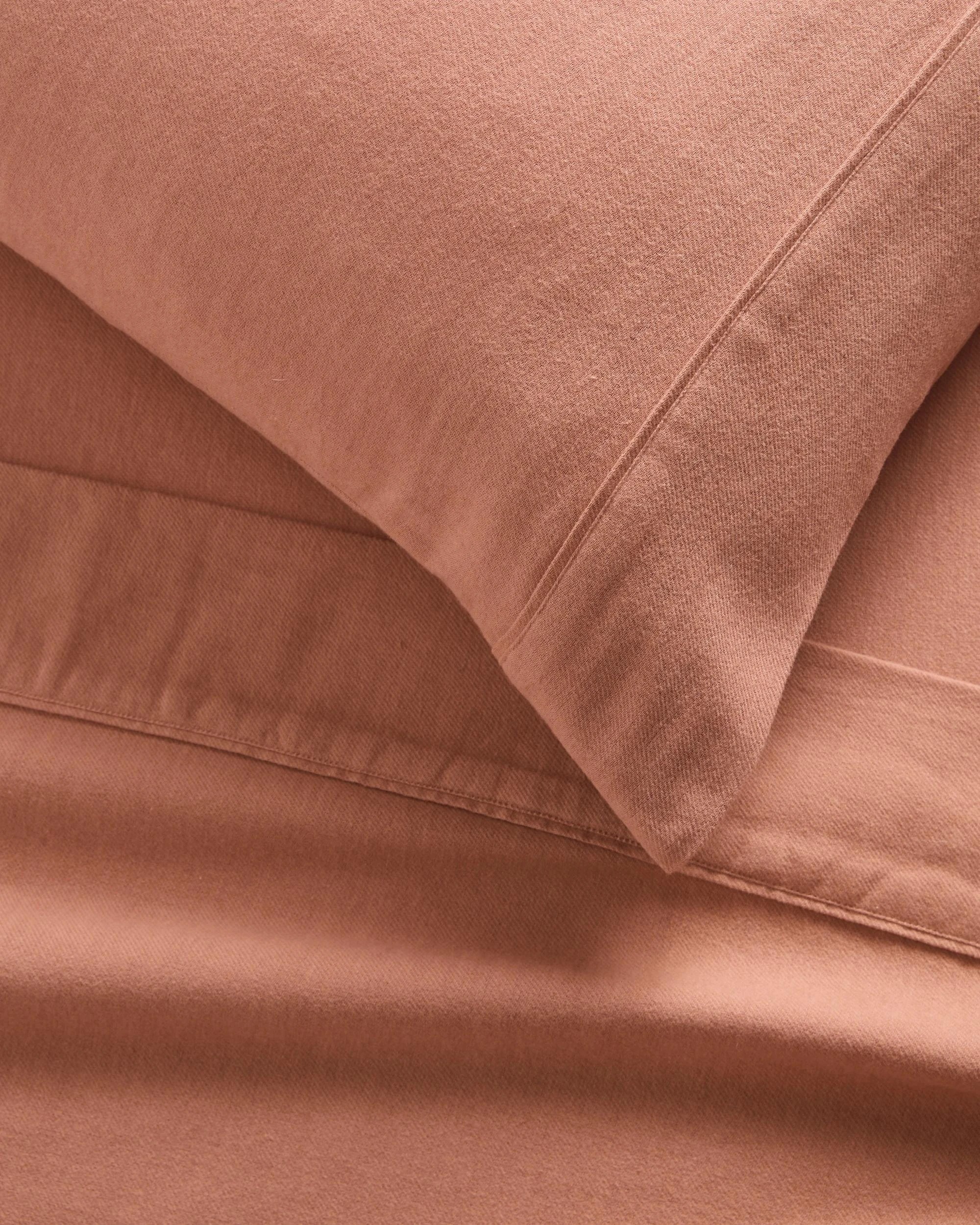 3 Target Kai Flannelette Sheet Set - King Single Bed - Brown, 3 of 4