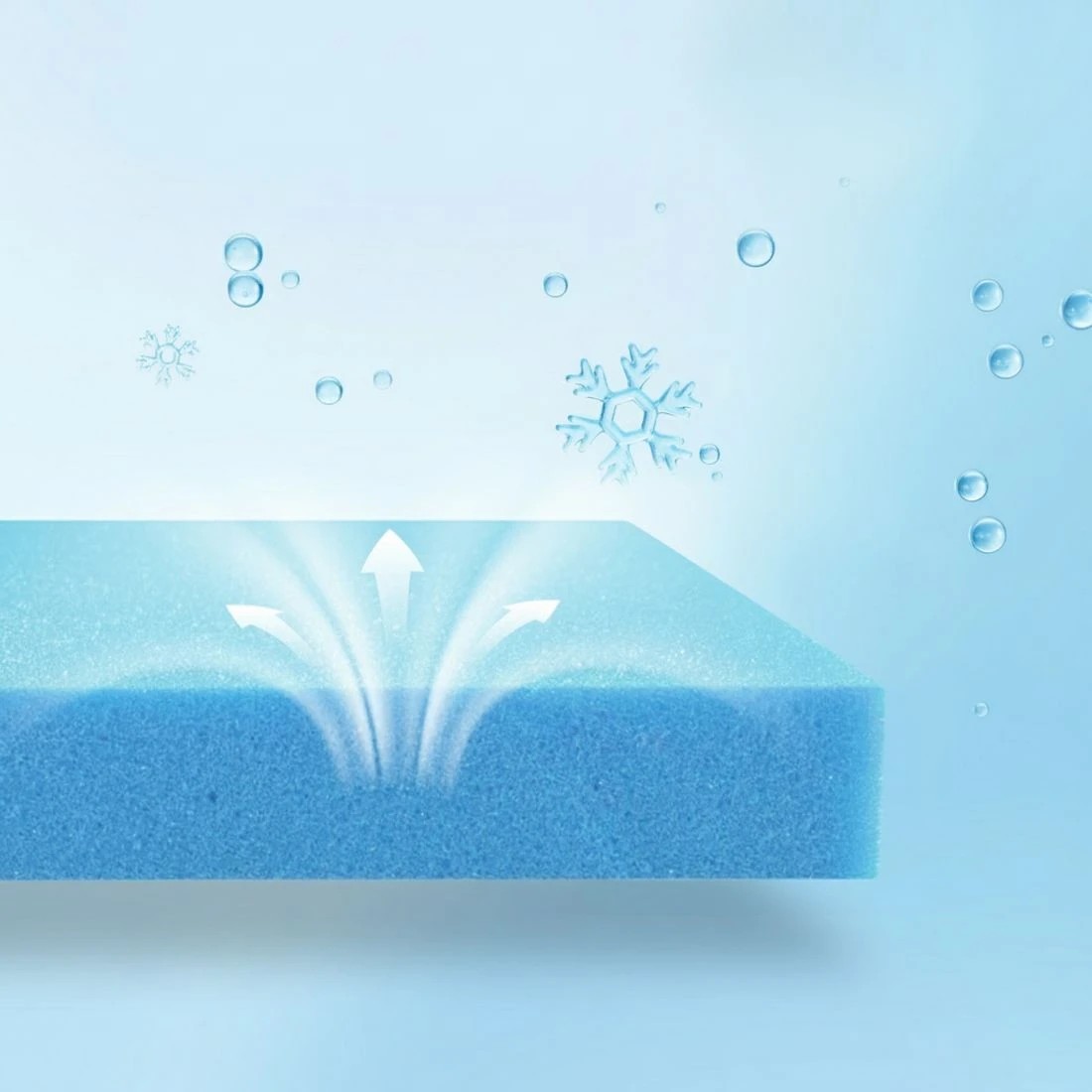 8 Giselle Bedding Cool Gel Memory Foam Mattress 7-Zone Washable Bamboo Cover 15cm King Single - Grey - Grey, 8 of 10