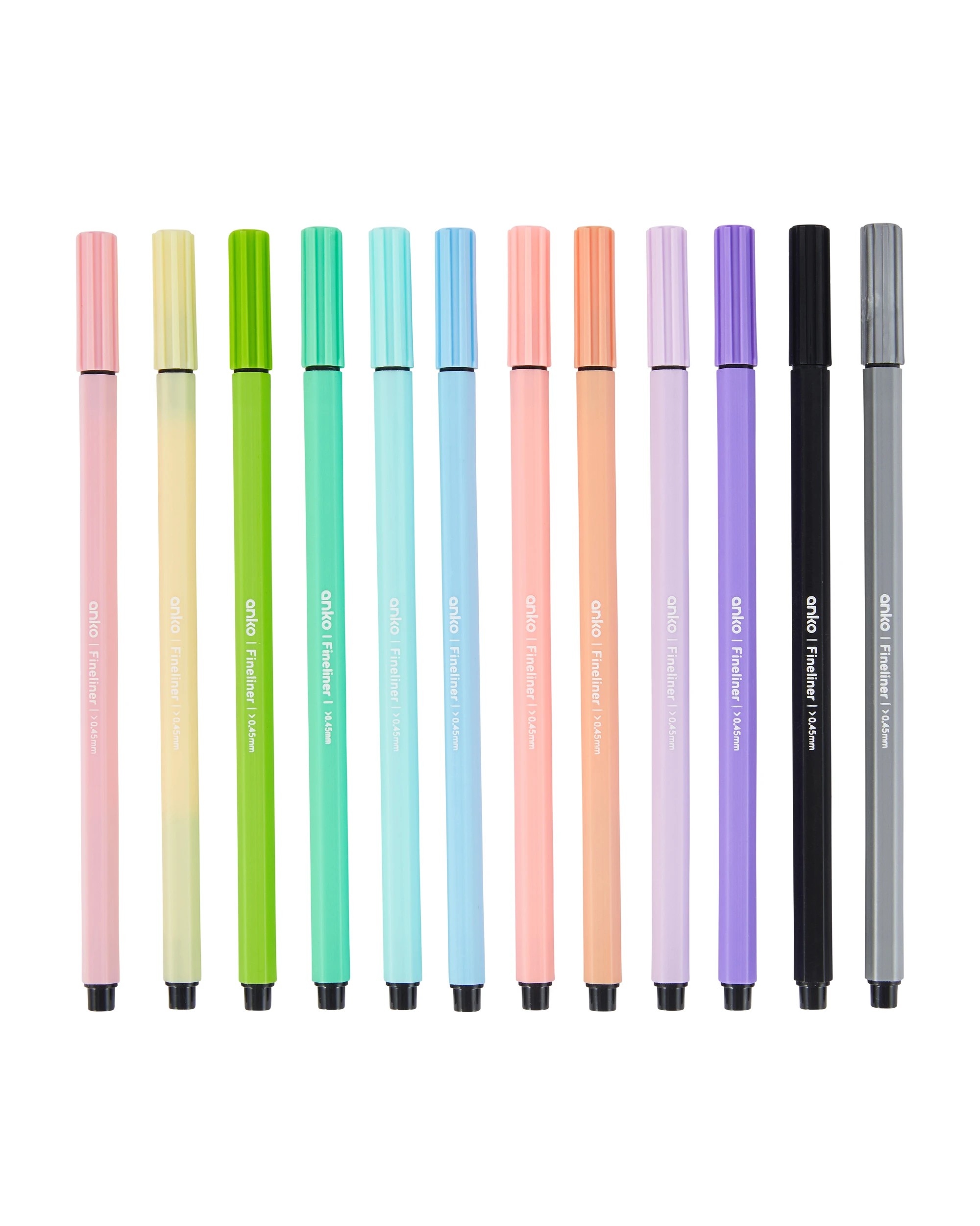 3 12 Pack Fineliner Pens - Pastel, 3 of 6
