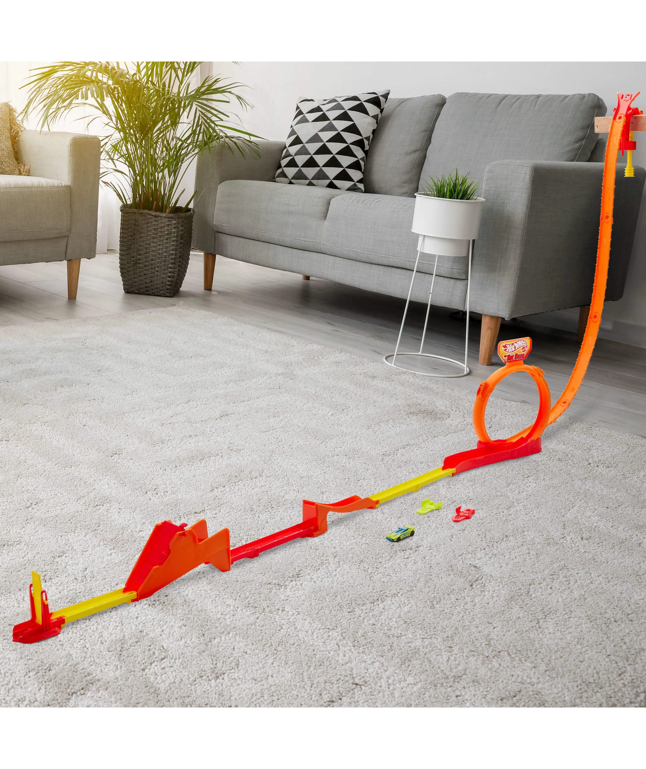 5 Mattel Hot Wheels Action Hot Ones Gravity Drop Track Set - Multi, 5 of 5