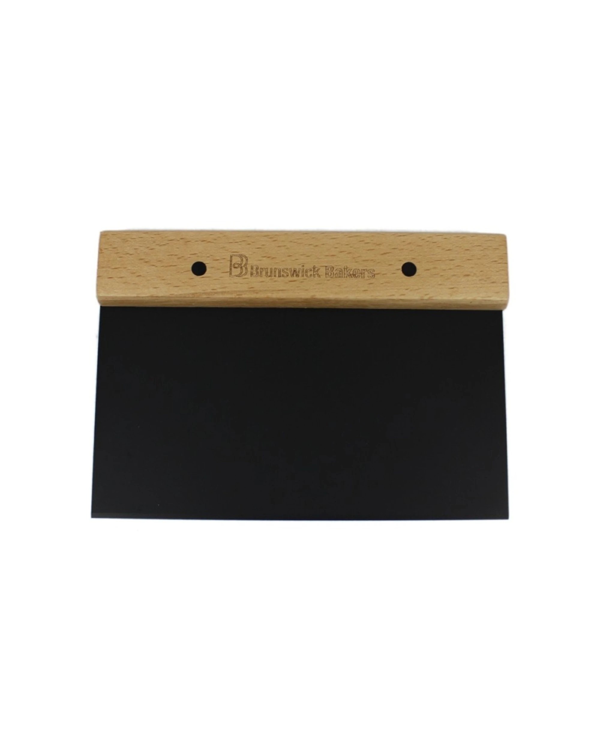 1 Brunswick Bakers Stainless Steel Dough Scraper Oak Handle Kitchen Tool - Black, 1 of 3