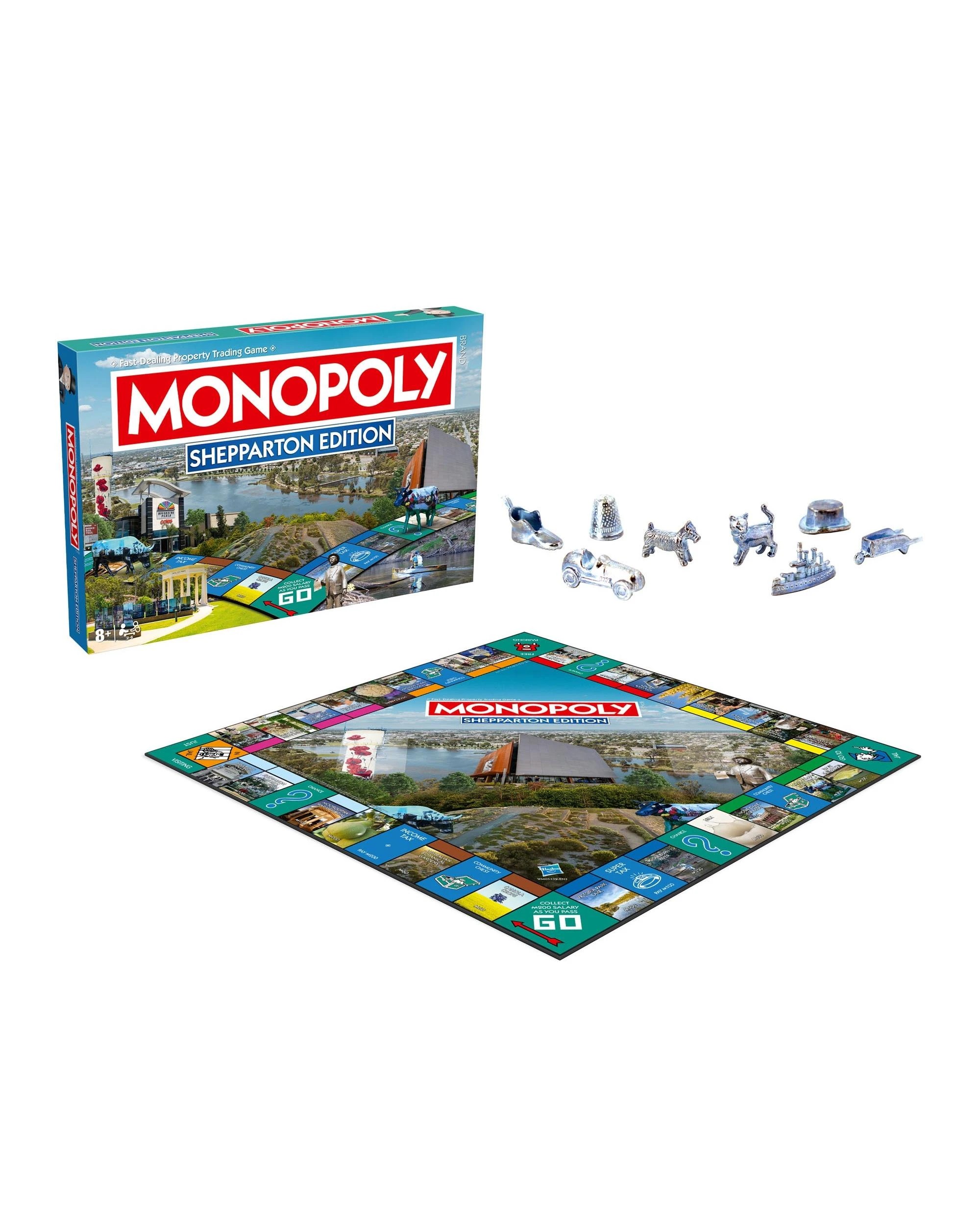 2 Monopoly Shepparton Edition Board Game, 2 of 9