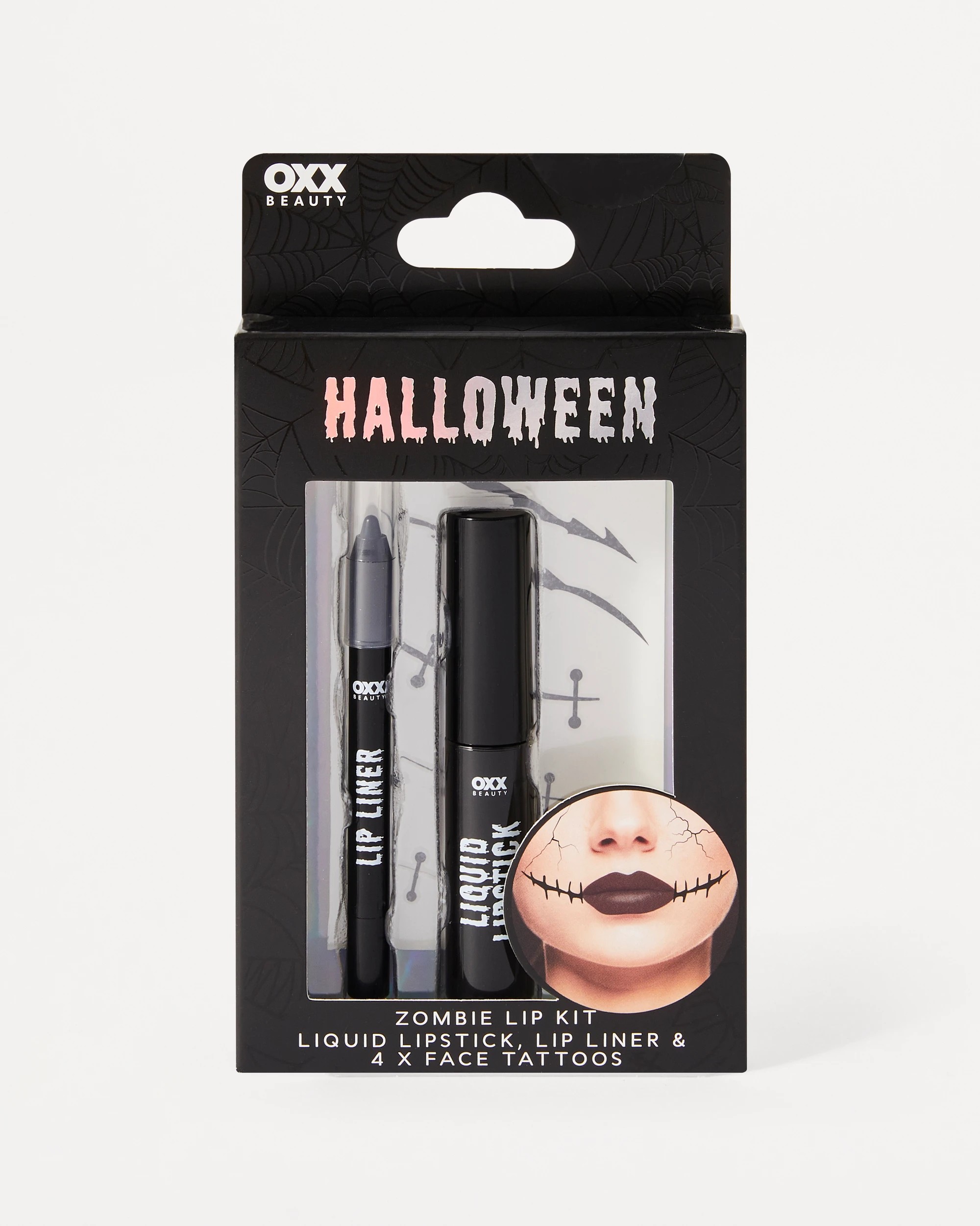 1 OXX Beauty 6 Piece Halloween Zombie Lip Kit, 1 of 7