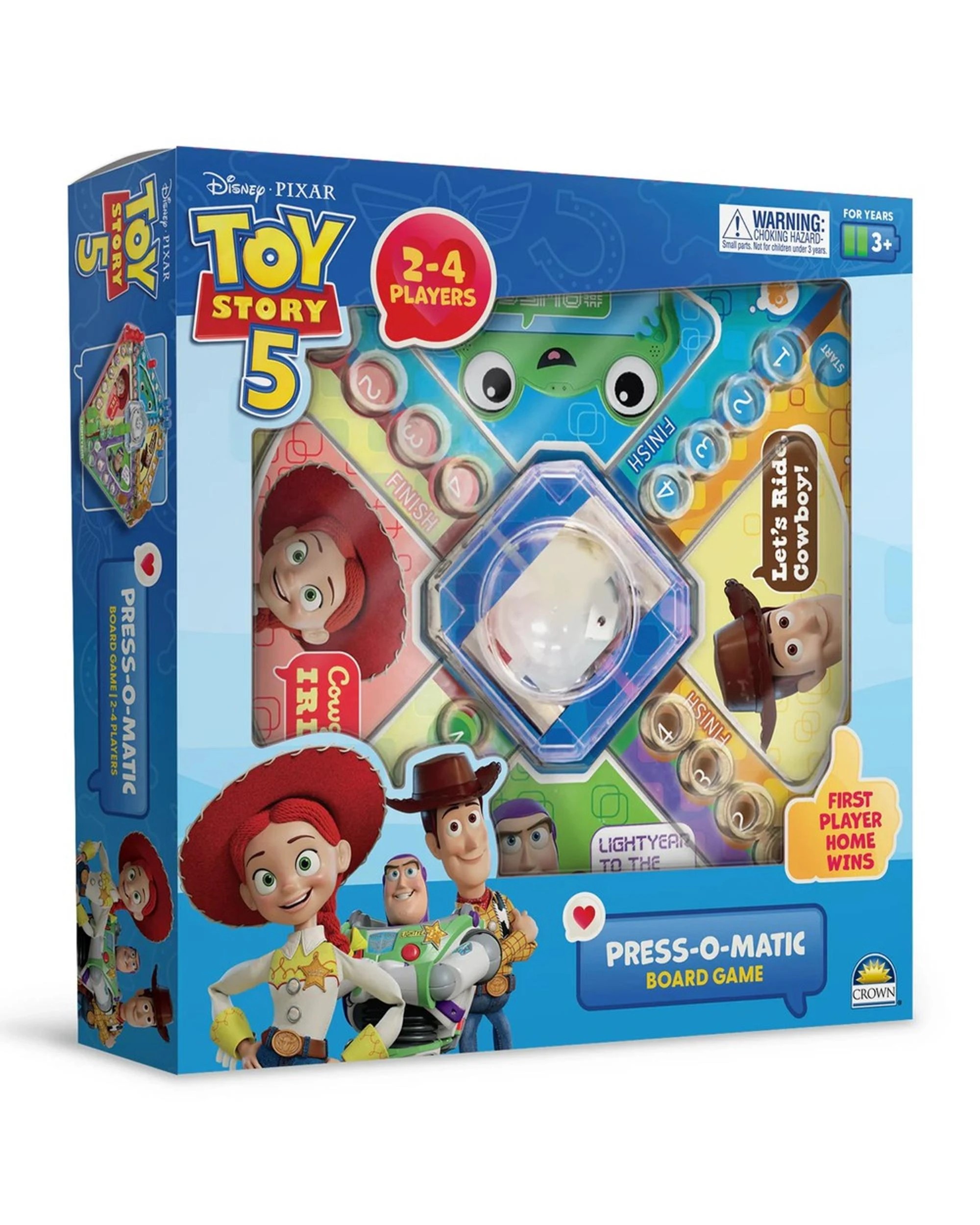 1 Press-O-Matic Toy Story 5 Board Game, 1 of 2