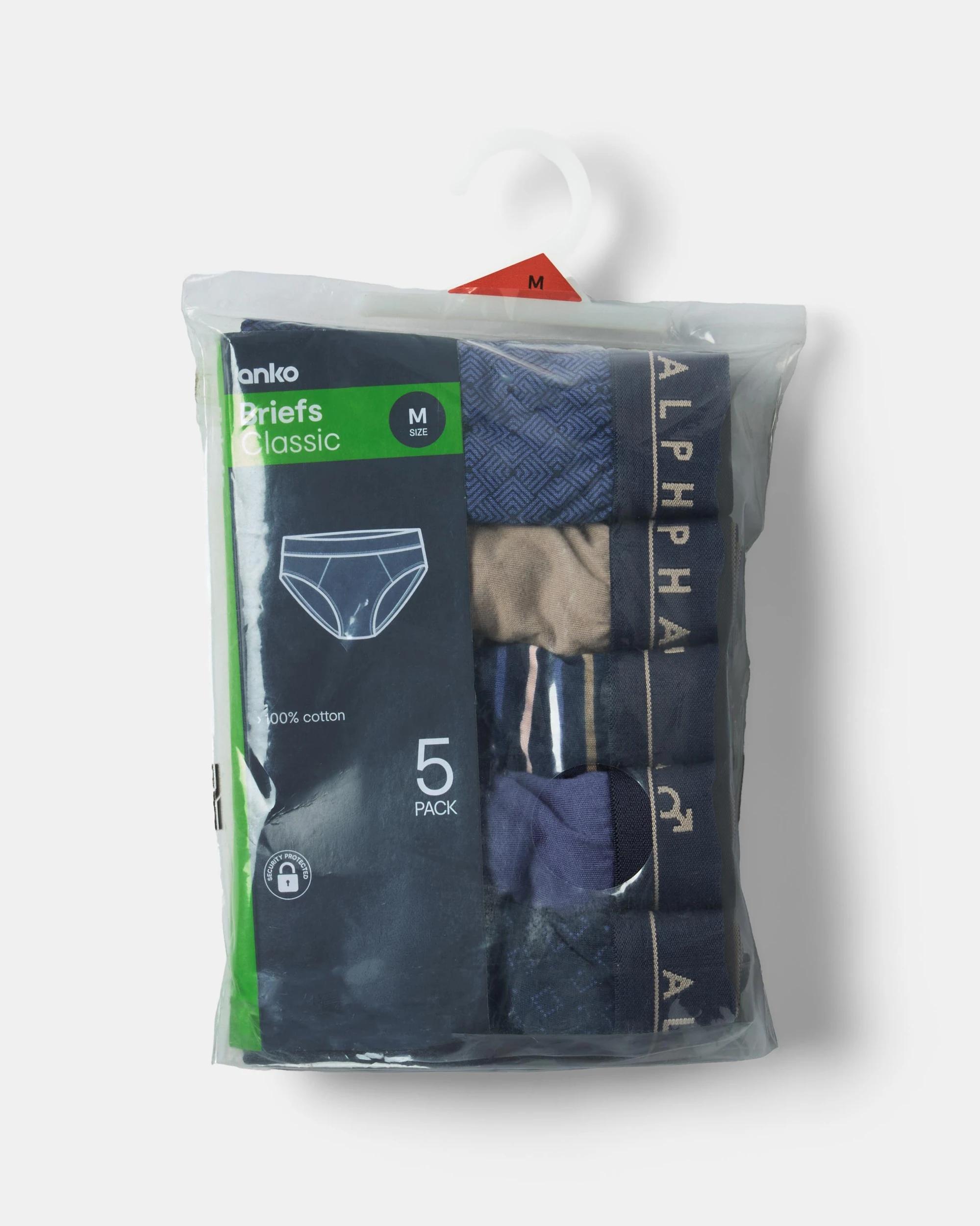 10 5 Pack Printed Briefs 50s Geo 2, 10 of 10